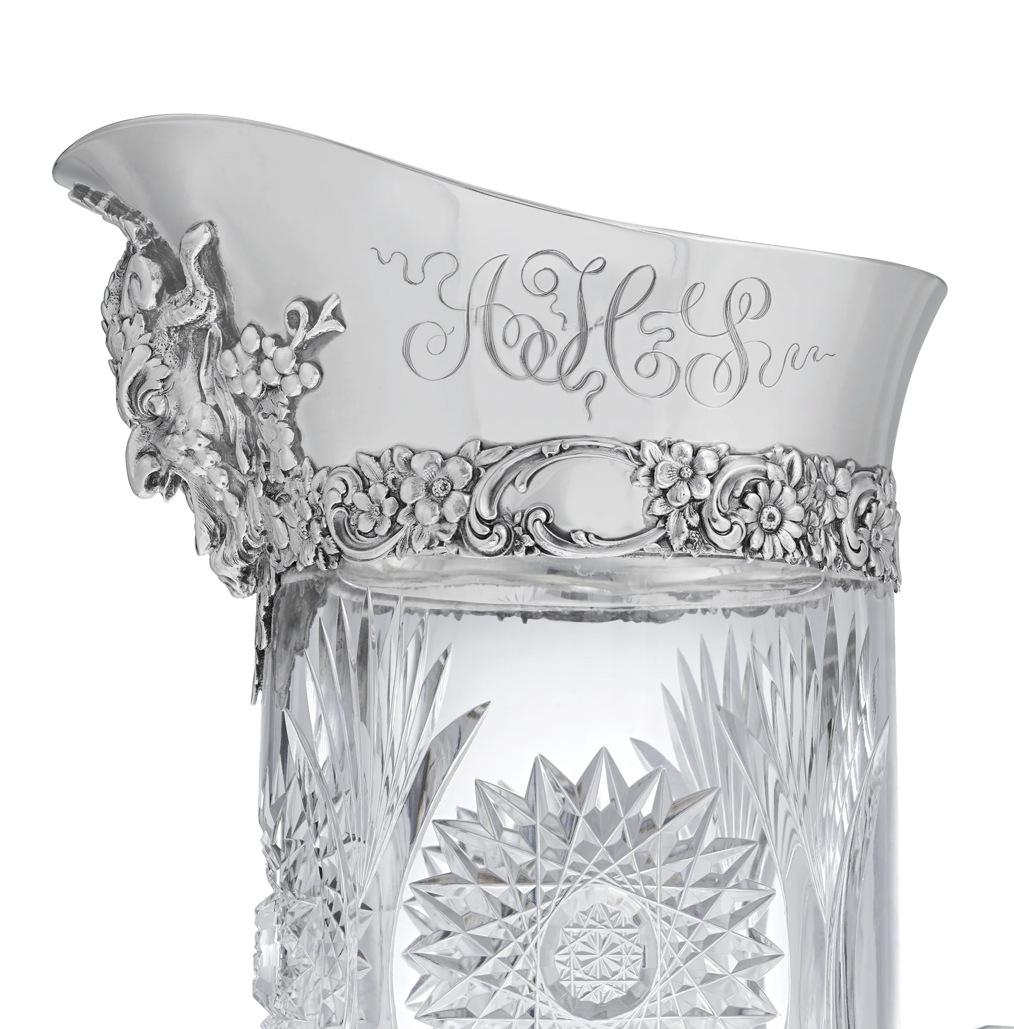 Tiffany & Co. Silver and Cut Glass Pitcher - Image 4