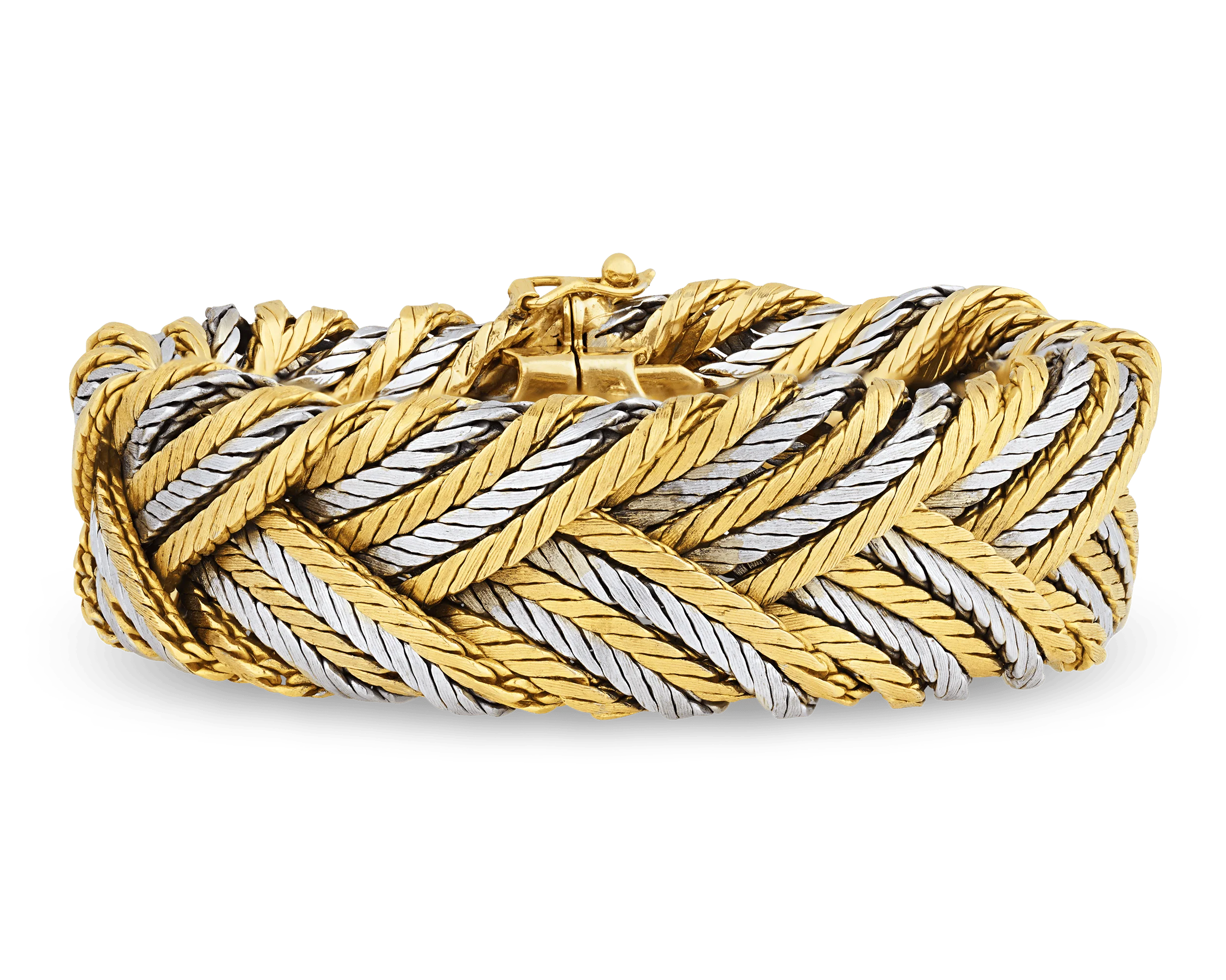 Tiffany & Co. Woven Gold Bracelet - Image 3