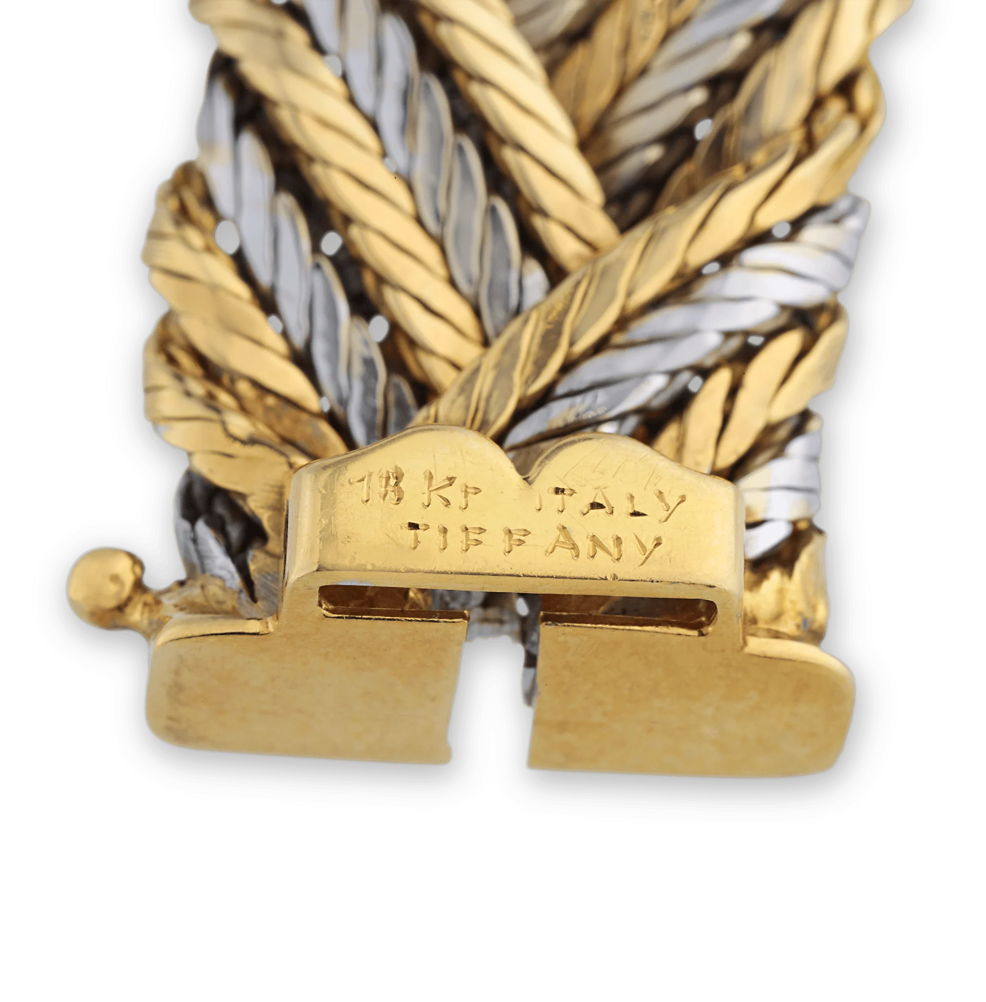 Tiffany & Co. Woven Gold Bracelet - Image 4