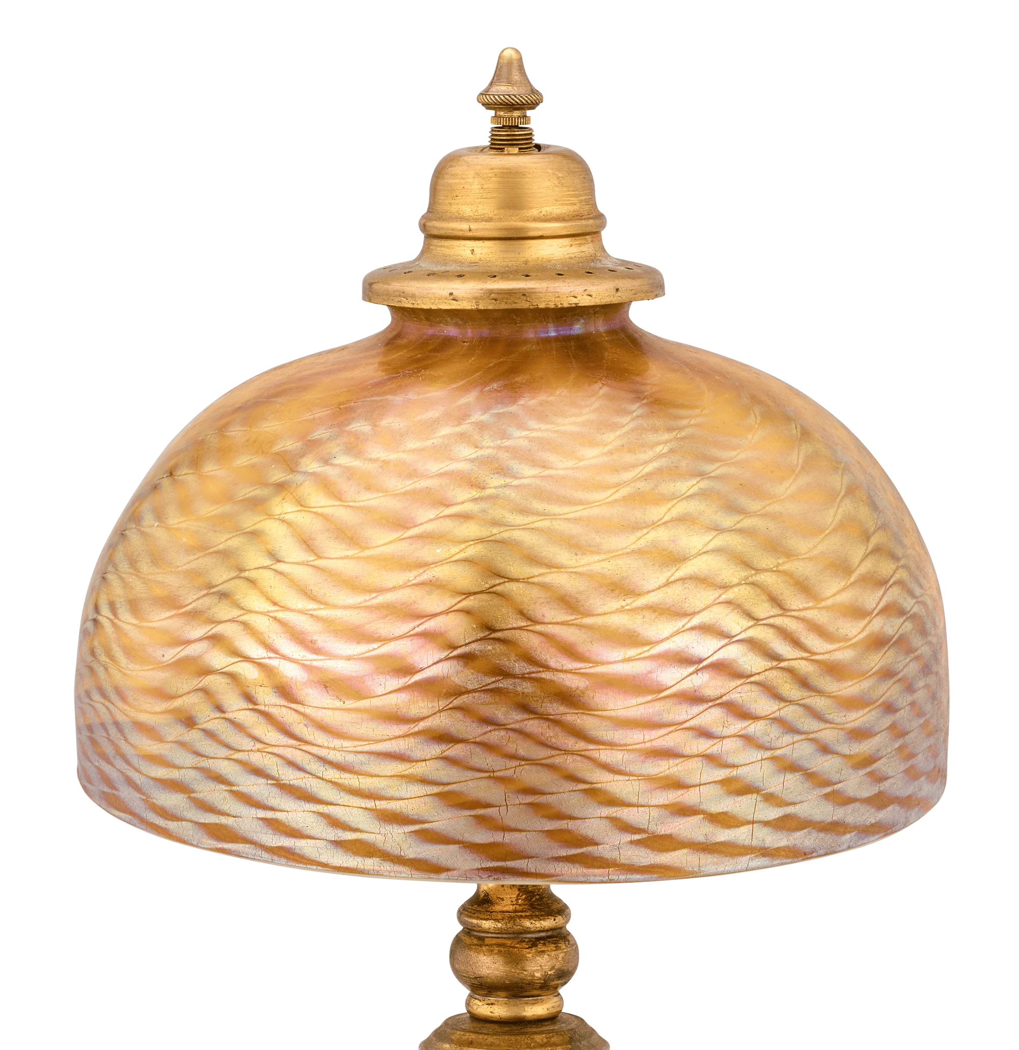 Tiffany Studios Damascene Lamp from Louis C. Tiffany's Comfort Lodge - Image 3
