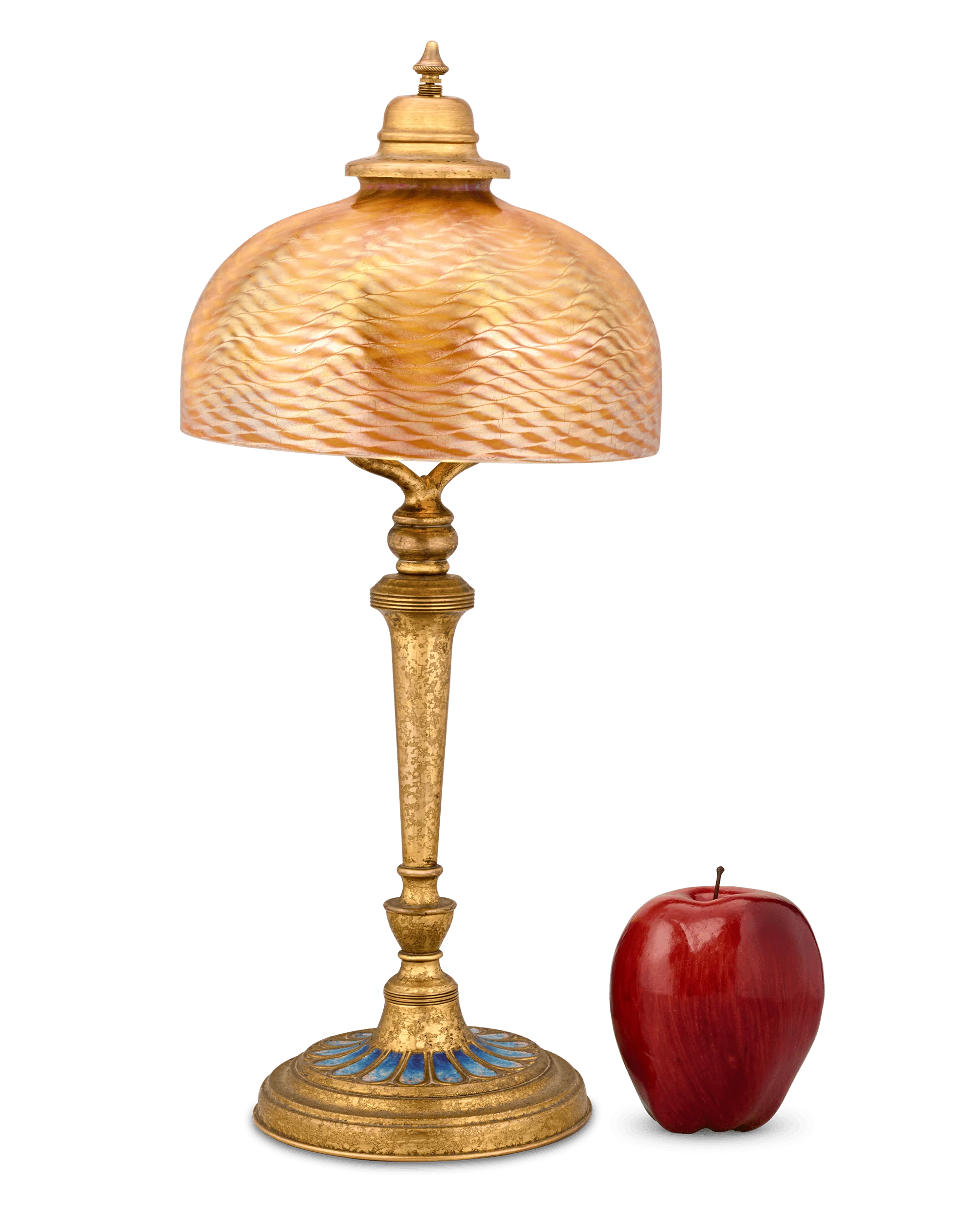 Tiffany Studios Damascene Lamp from Louis C. Tiffany's Comfort Lodge - Image 7