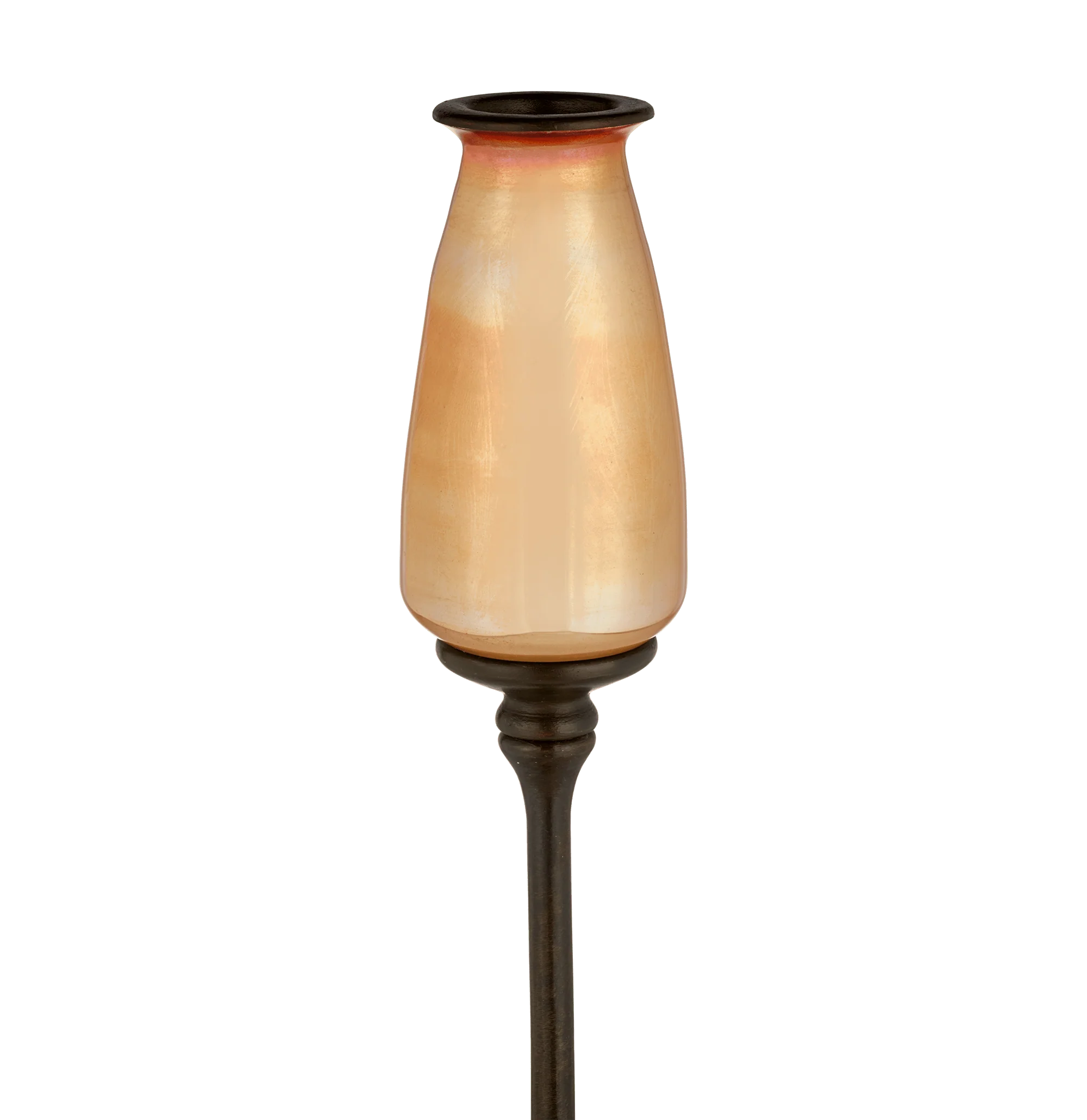 Tiffany Studios Favrile and Bronze Candlestick - Image 3