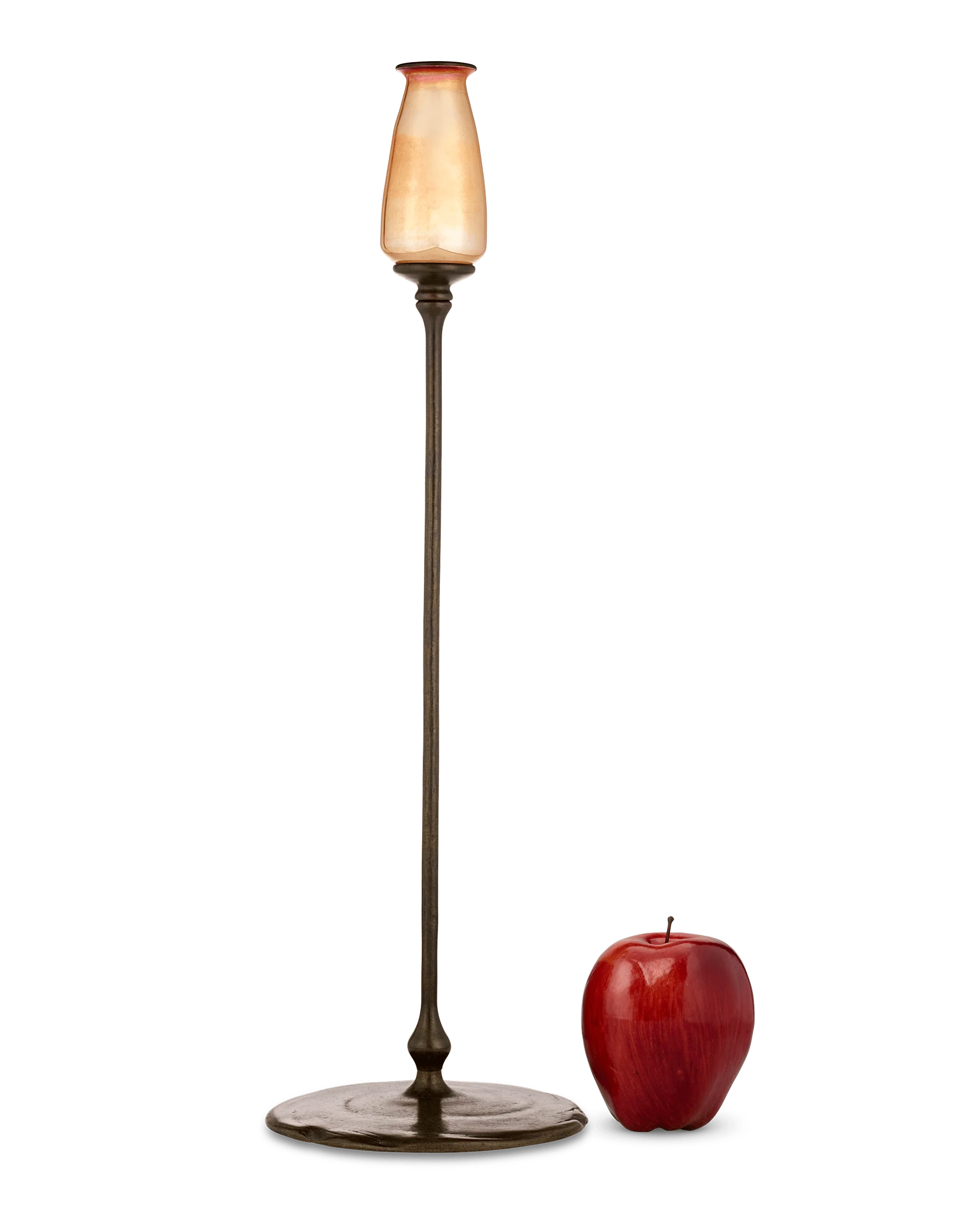 Tiffany Studios Favrile and Bronze Candlestick - Image 5