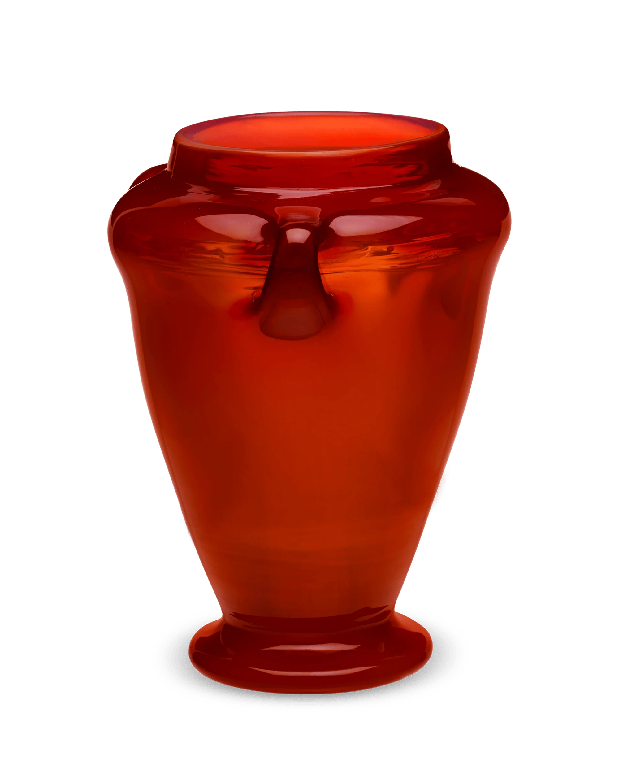 Tiffany Studios Red Favrile Vase - Image 2