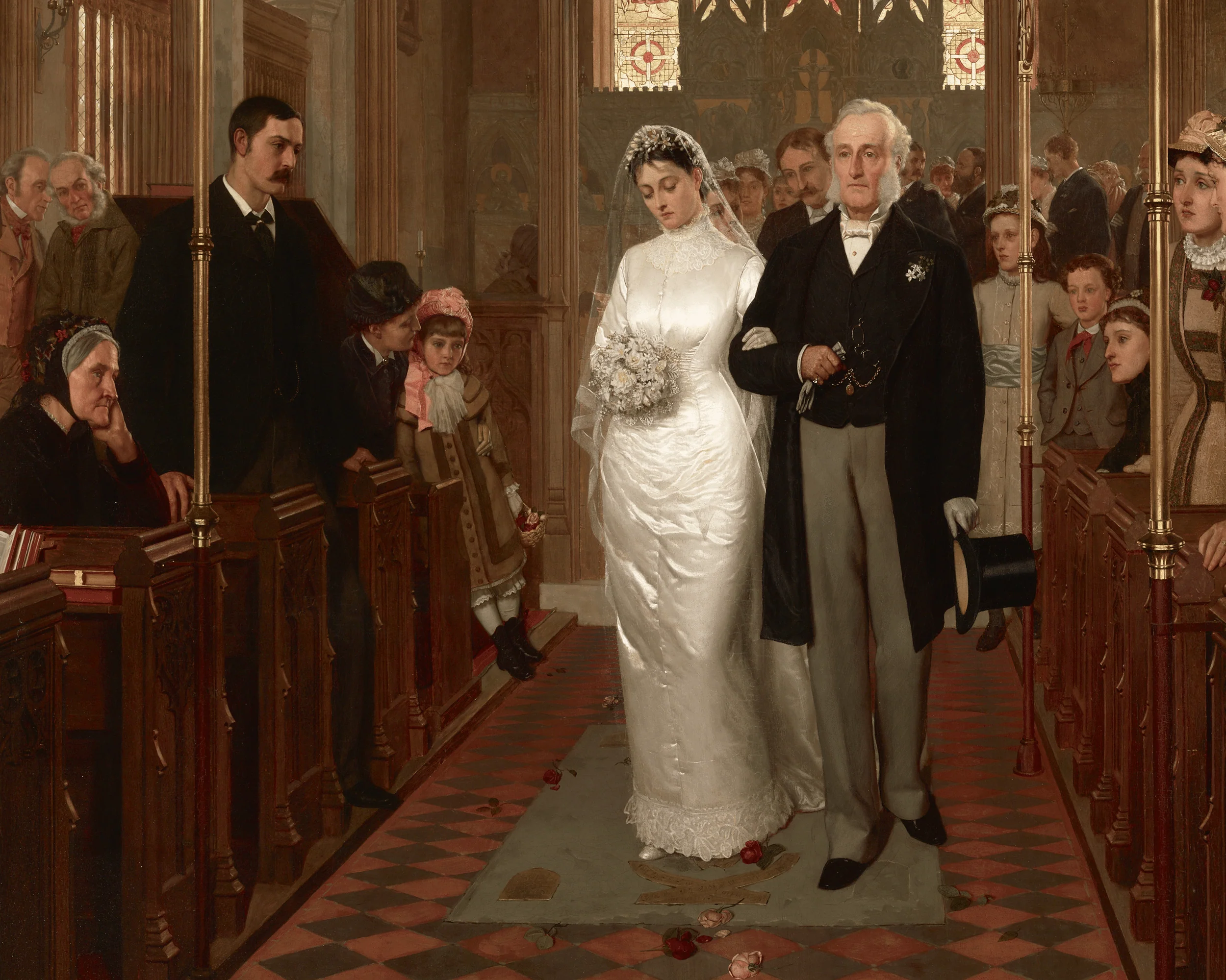 Till Death Us Do Part by Edmund Blair Leighton - Image 3
