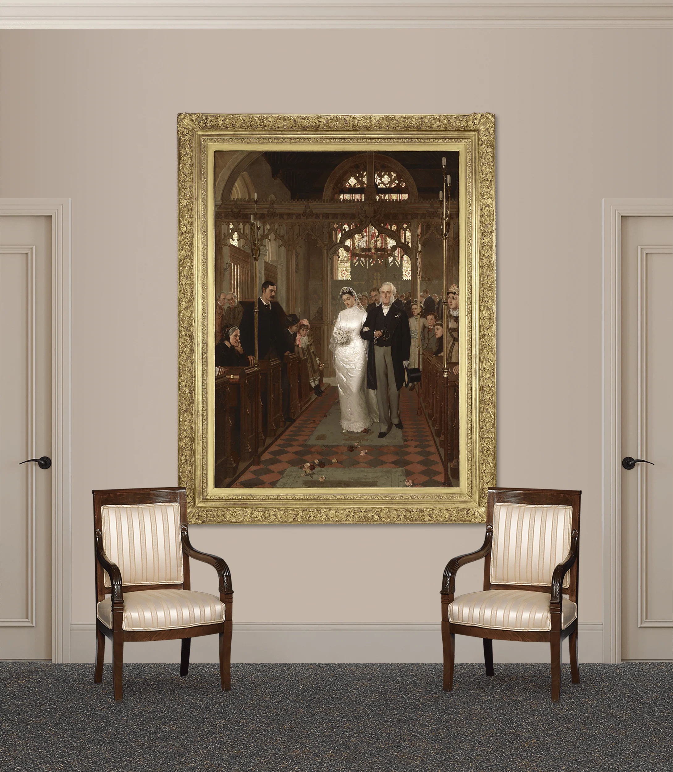 Till Death Us Do Part by Edmund Blair Leighton - Image 5