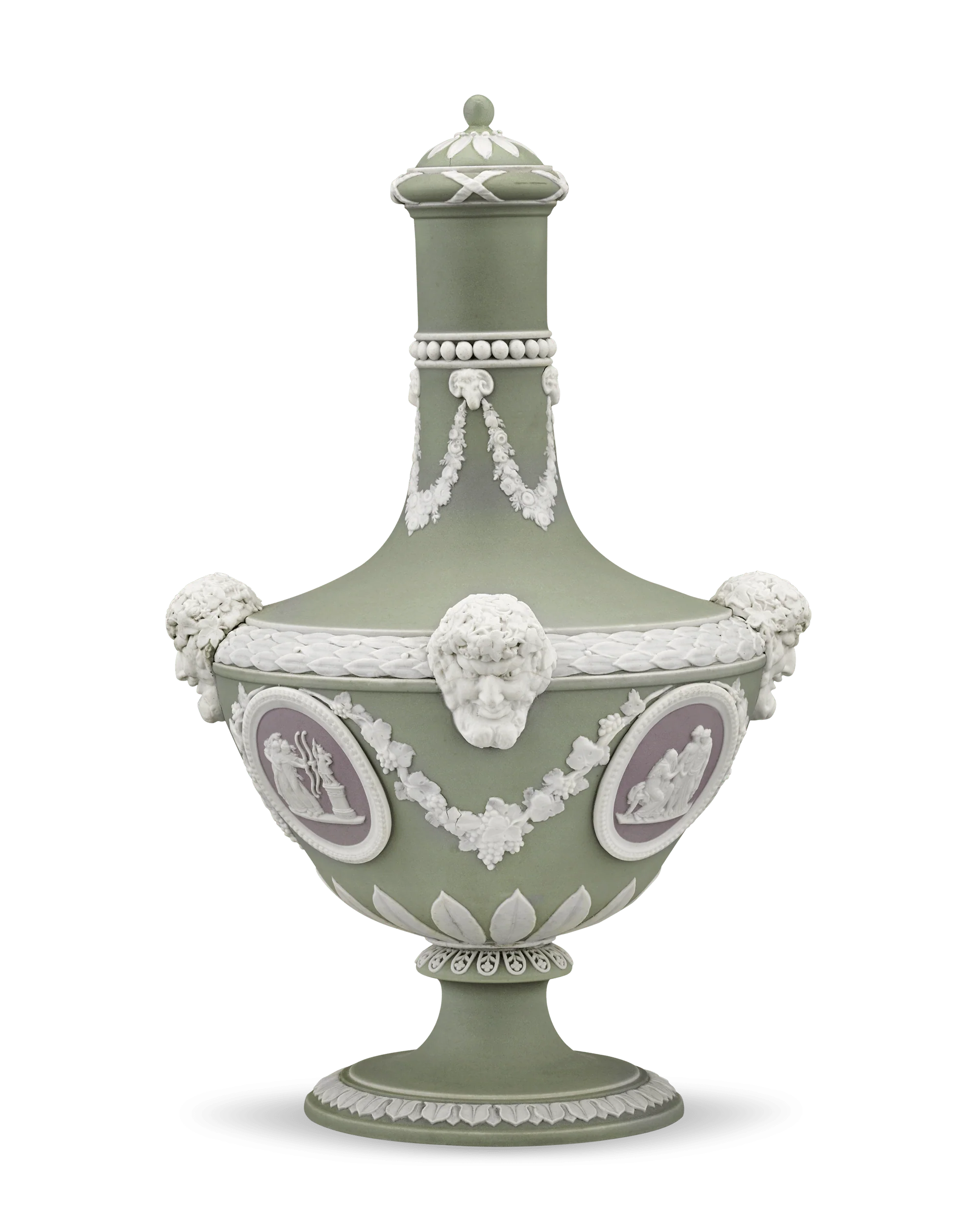 Tri-Color Barber Bottle Vase by Wedgwood - Image 2