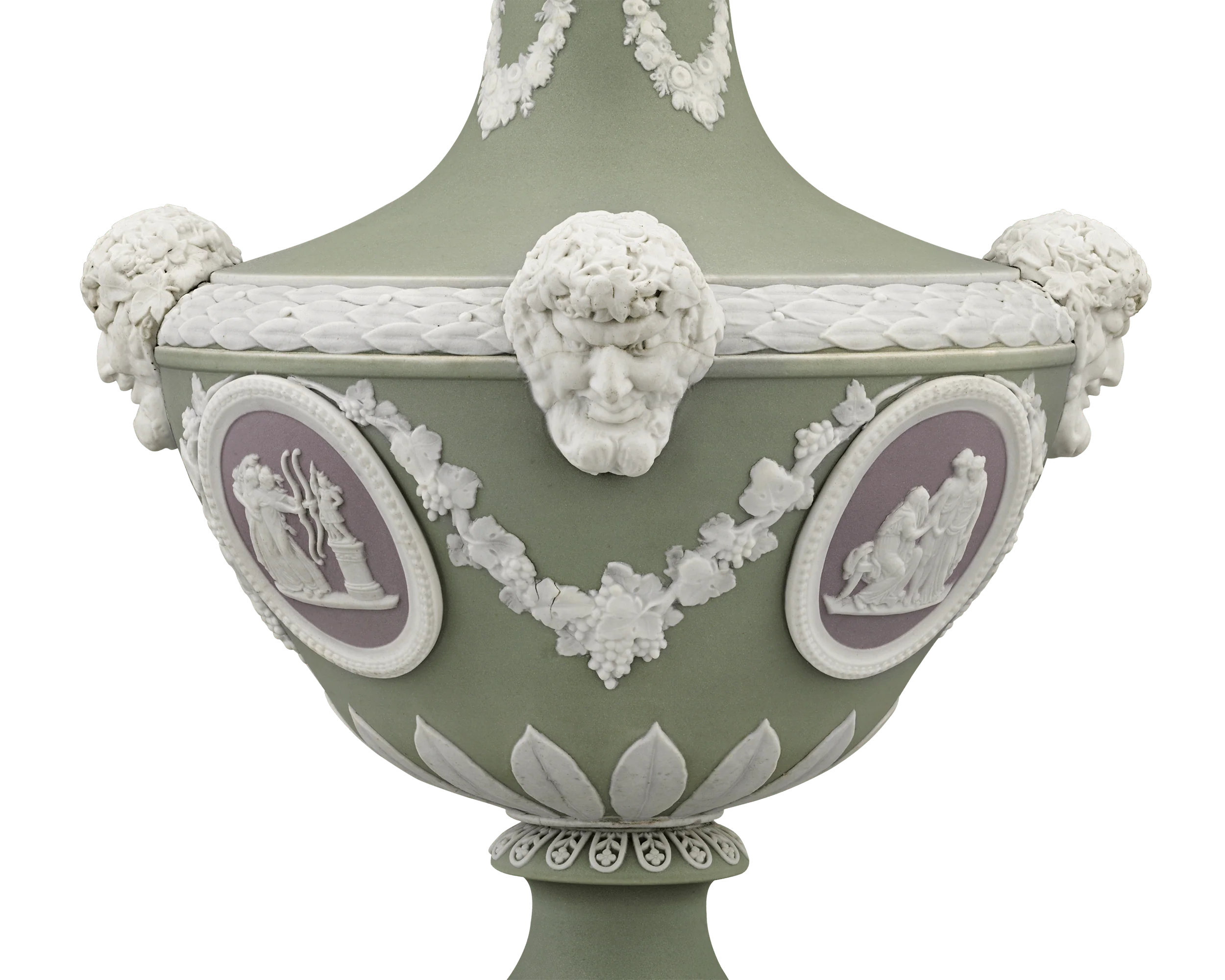 Tri-Color Barber Bottle Vase by Wedgwood - Image 3