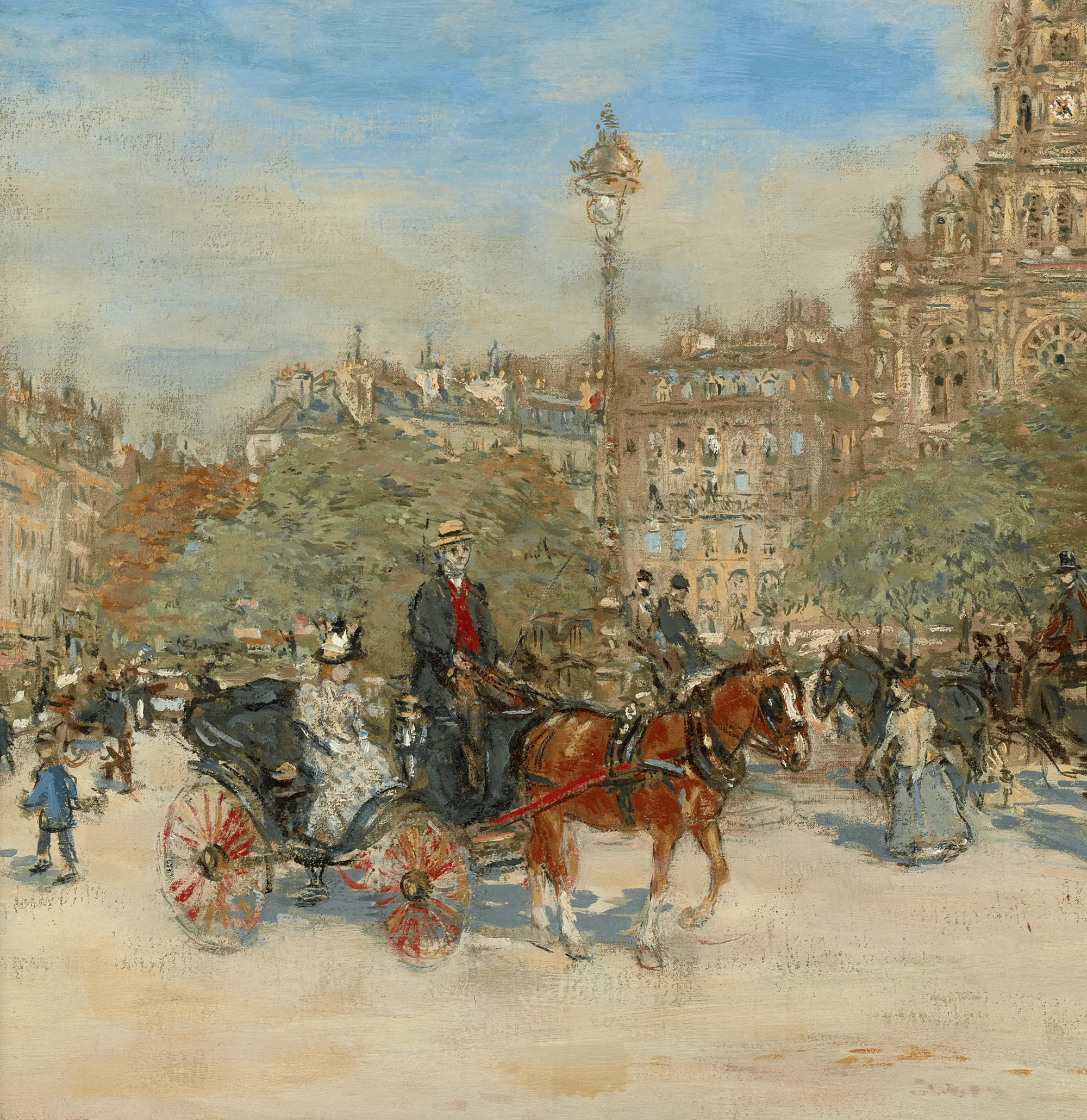 Trinité des Monts, Paris by Jean-François Raffaëlli - Image 3