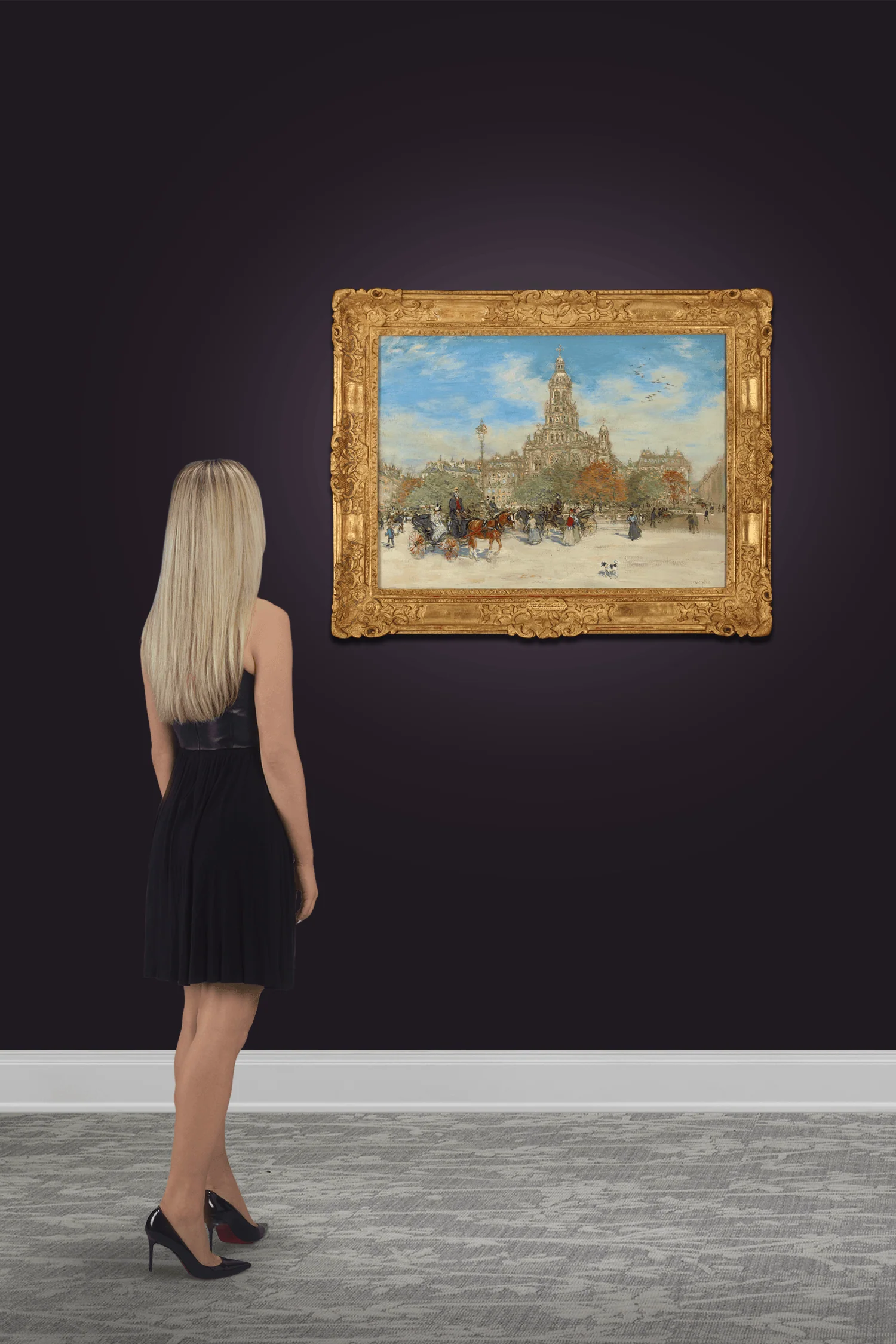 Trinité des Monts, Paris by Jean-François Raffaëlli - Image 5