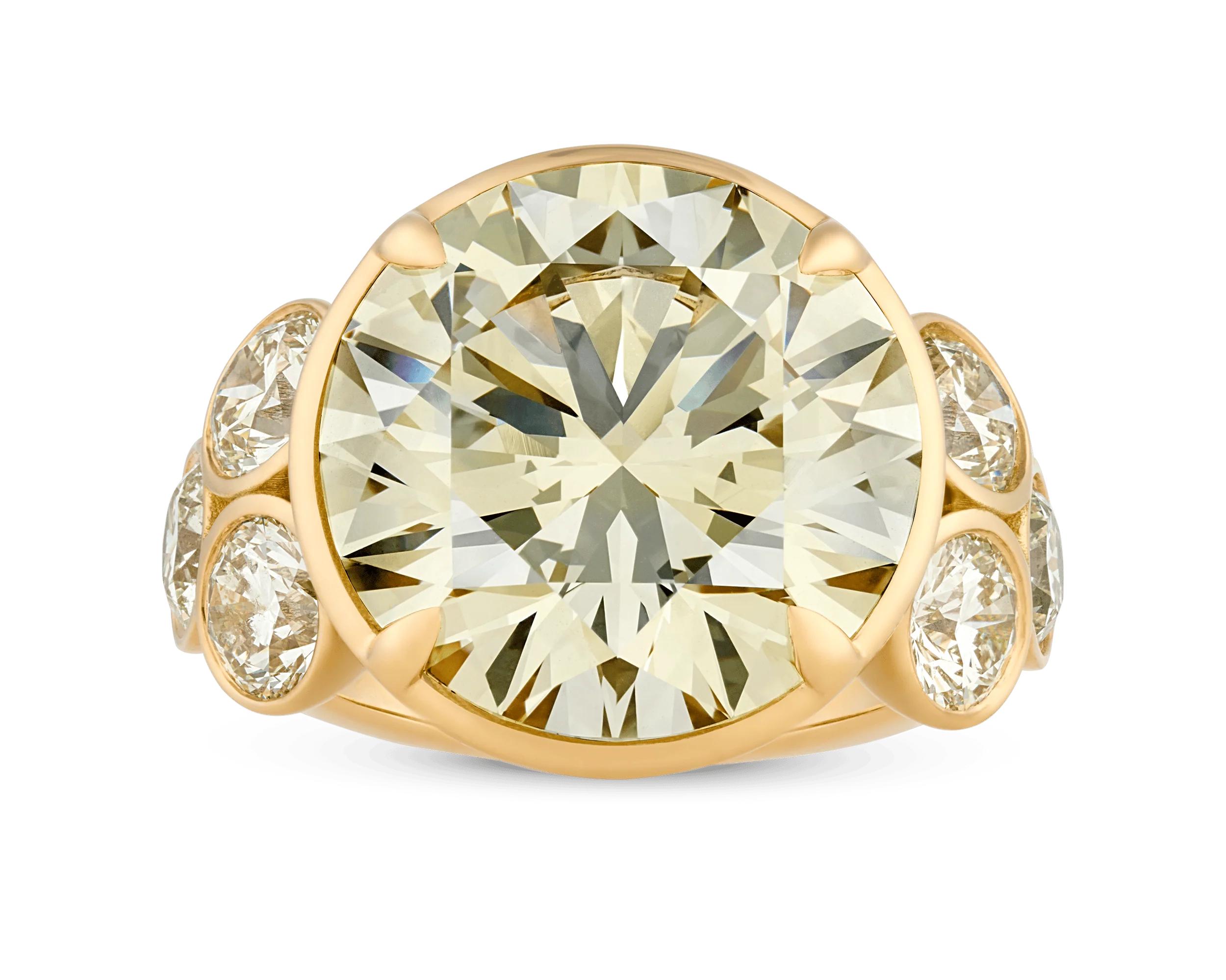 Triple Excellent Diamond Ring, 12.86 Carats - Image 3
