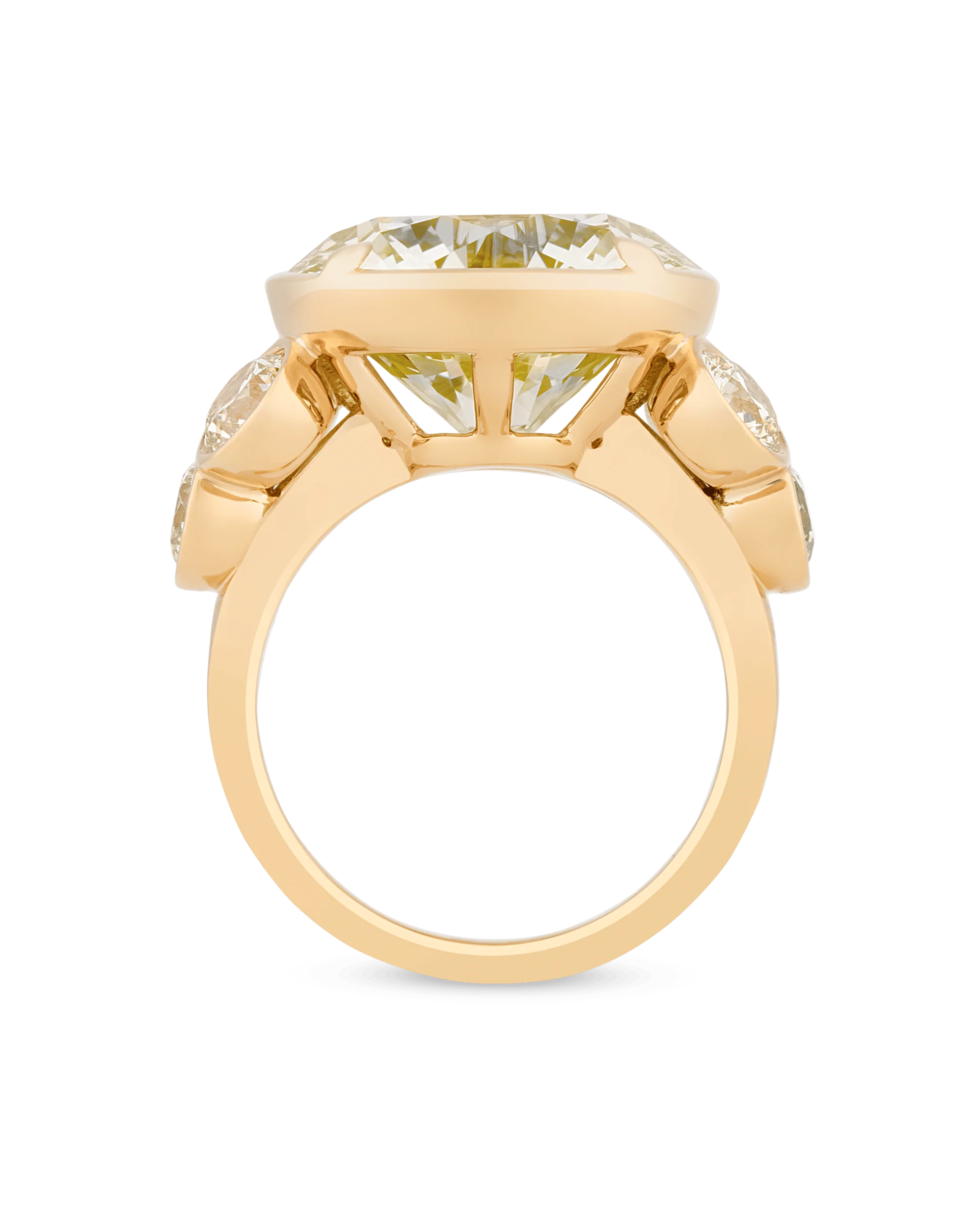 Triple Excellent Diamond Ring, 12.86 Carats - Image 4