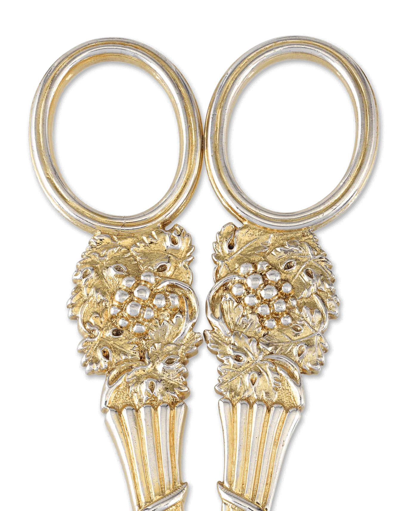 Two Pairs of Regency-Period Silver-Gilt Grape Shears - Image 4