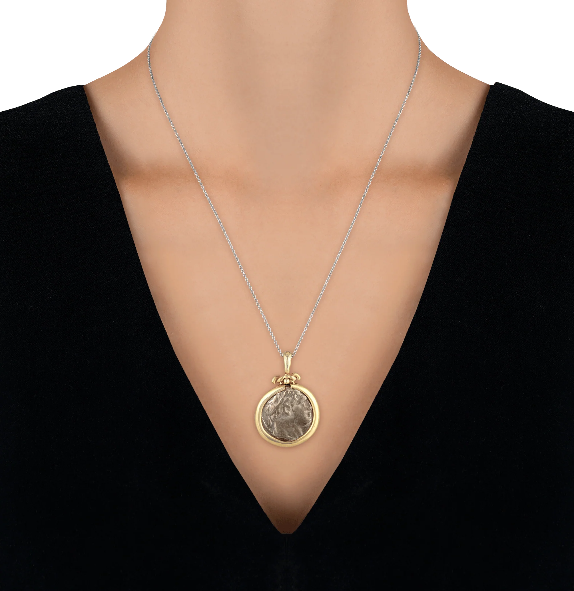 Tyrian Half Shekel Coin Pendant - Image 3