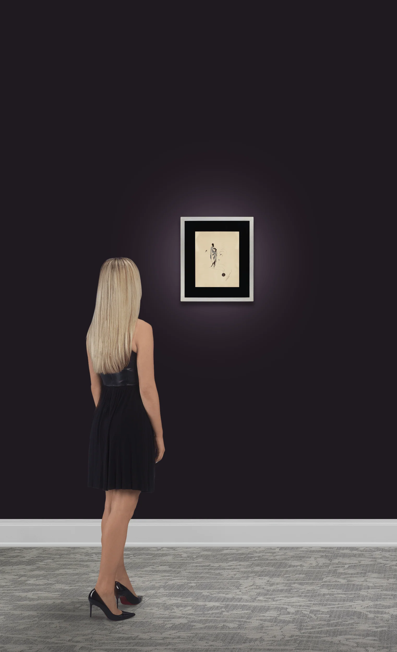 Une beauté du diable Janvier by Erté - Image 3