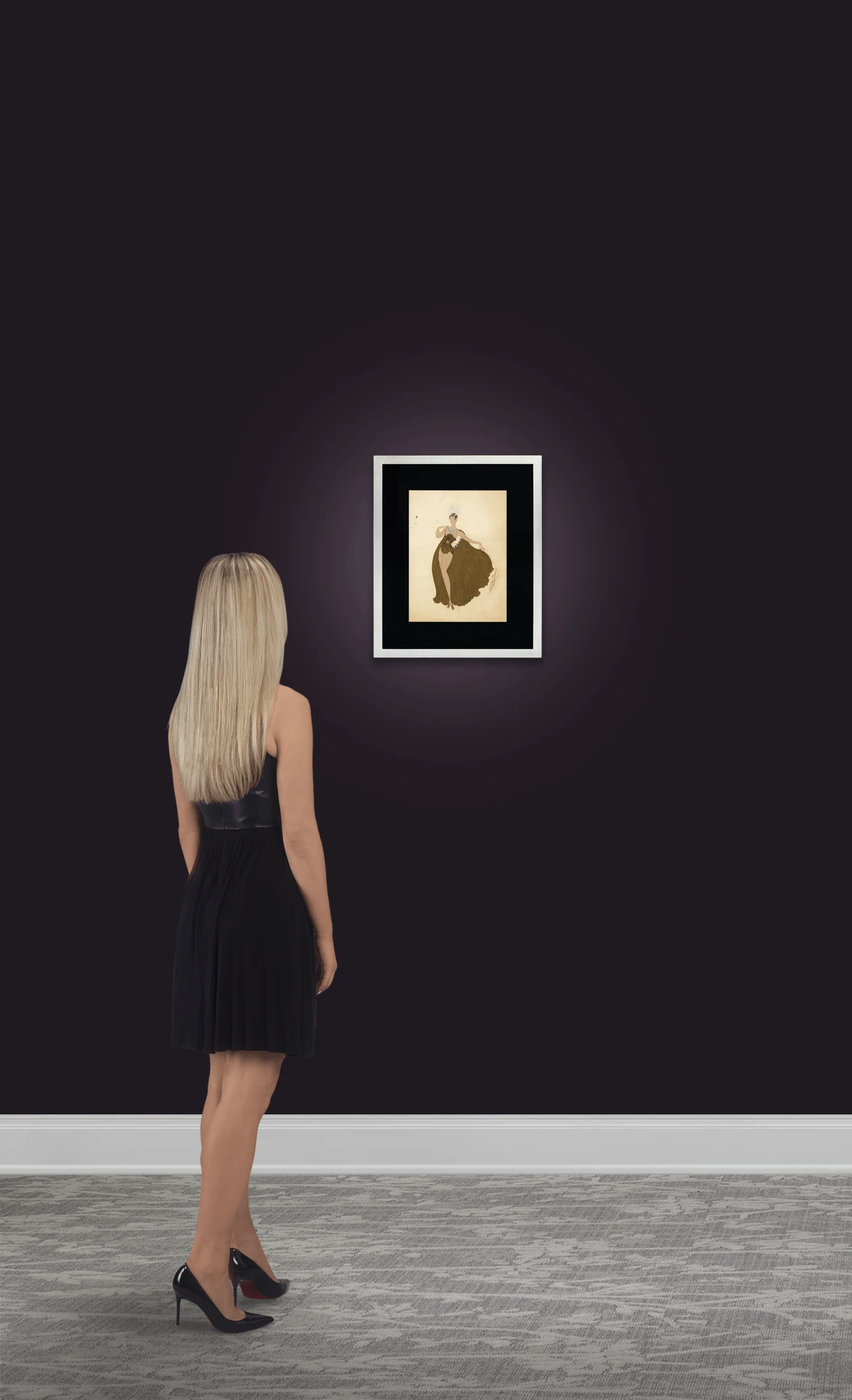 Une étoile de Hollywood III by Erté - Image 3