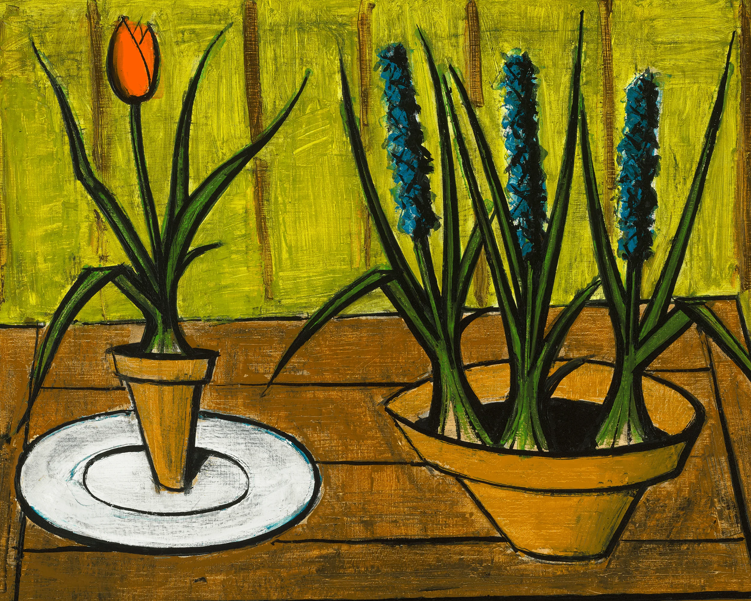 Une tulipe et trois jacinthes by Bernard Buffet - Image 3