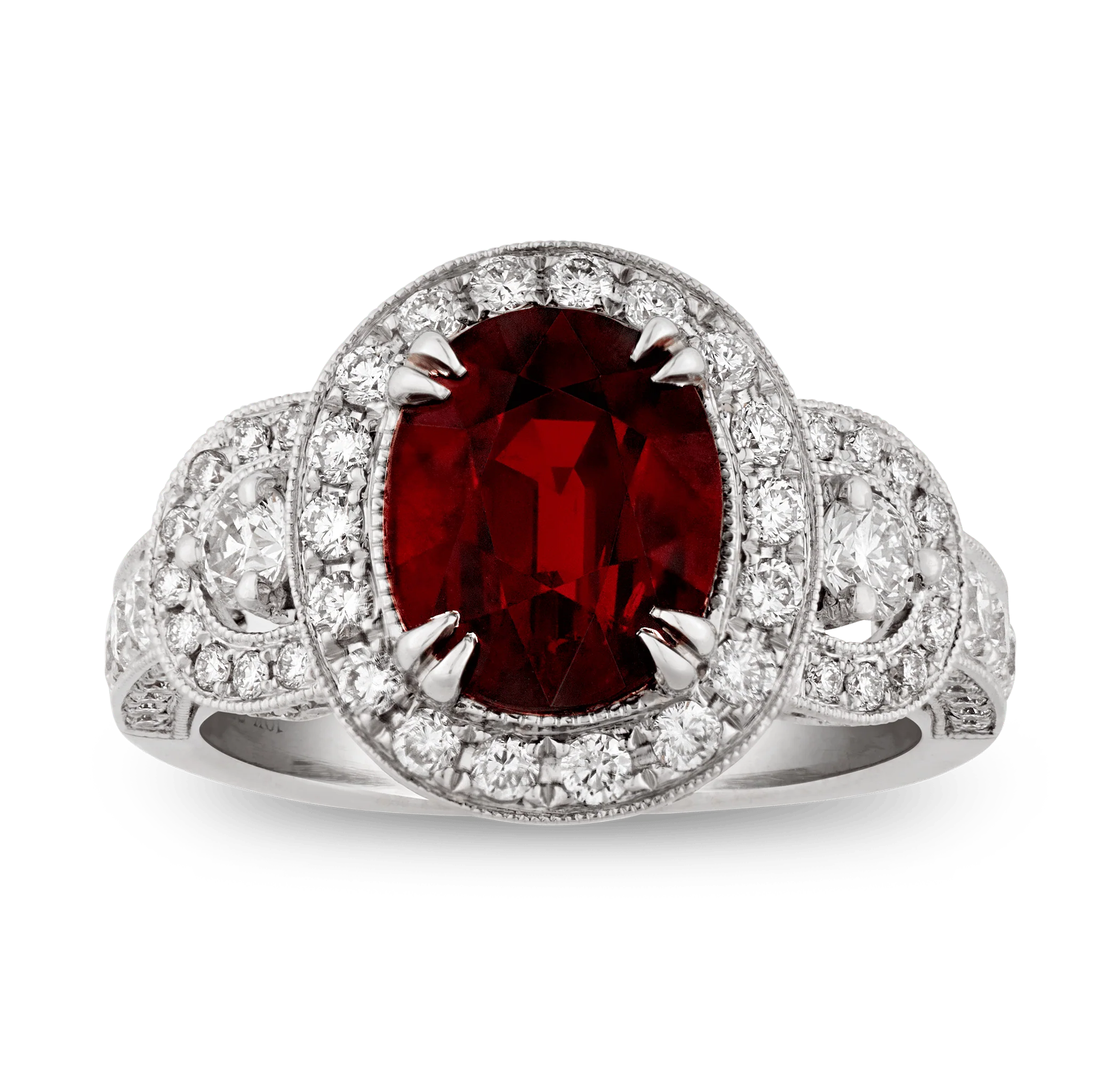 Unheated Mozambique Ruby Ring, 4.54 Carats - Image 3