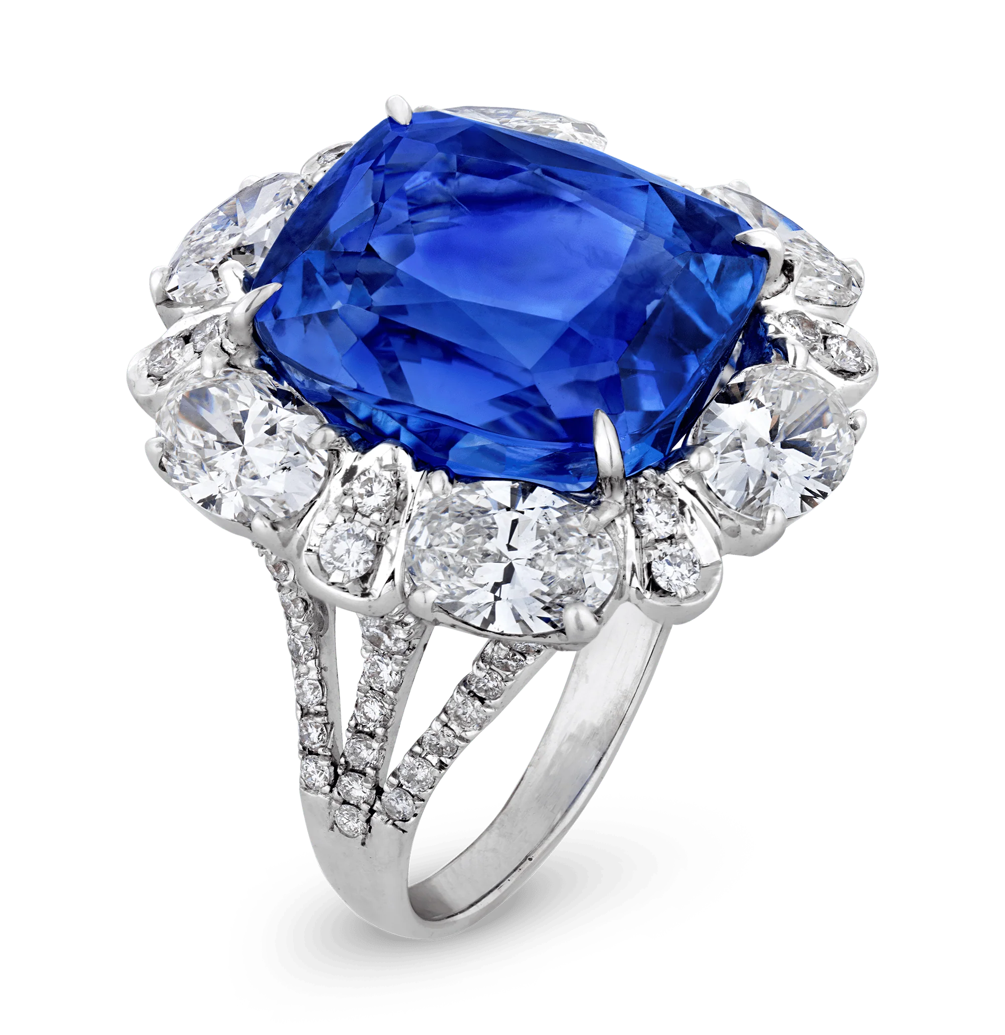 Untreated Burma Sapphire Ring, 19.80 Carats - Image 2