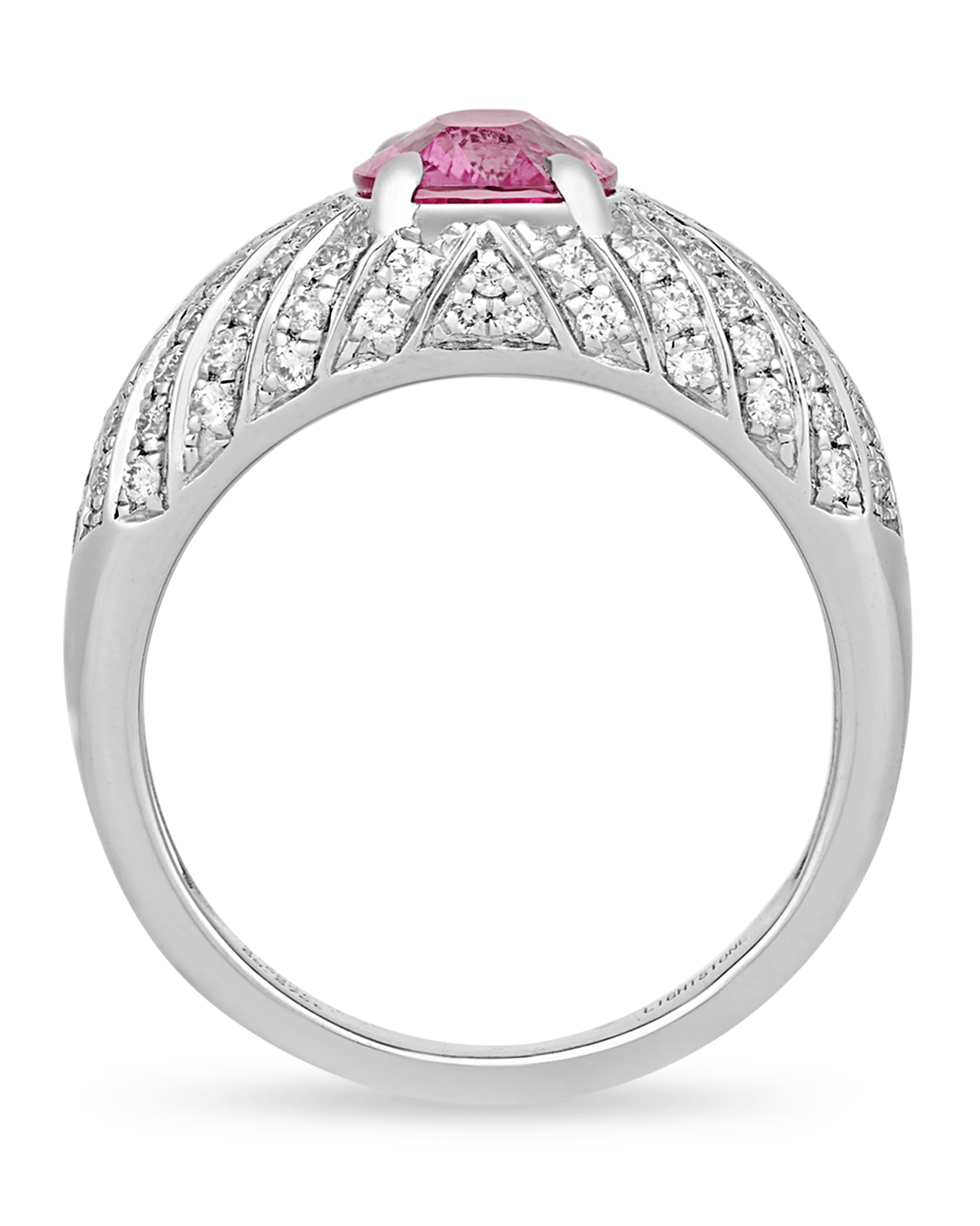 Untreated Pink Sapphire Ring, 2.58 Carats - Image 3