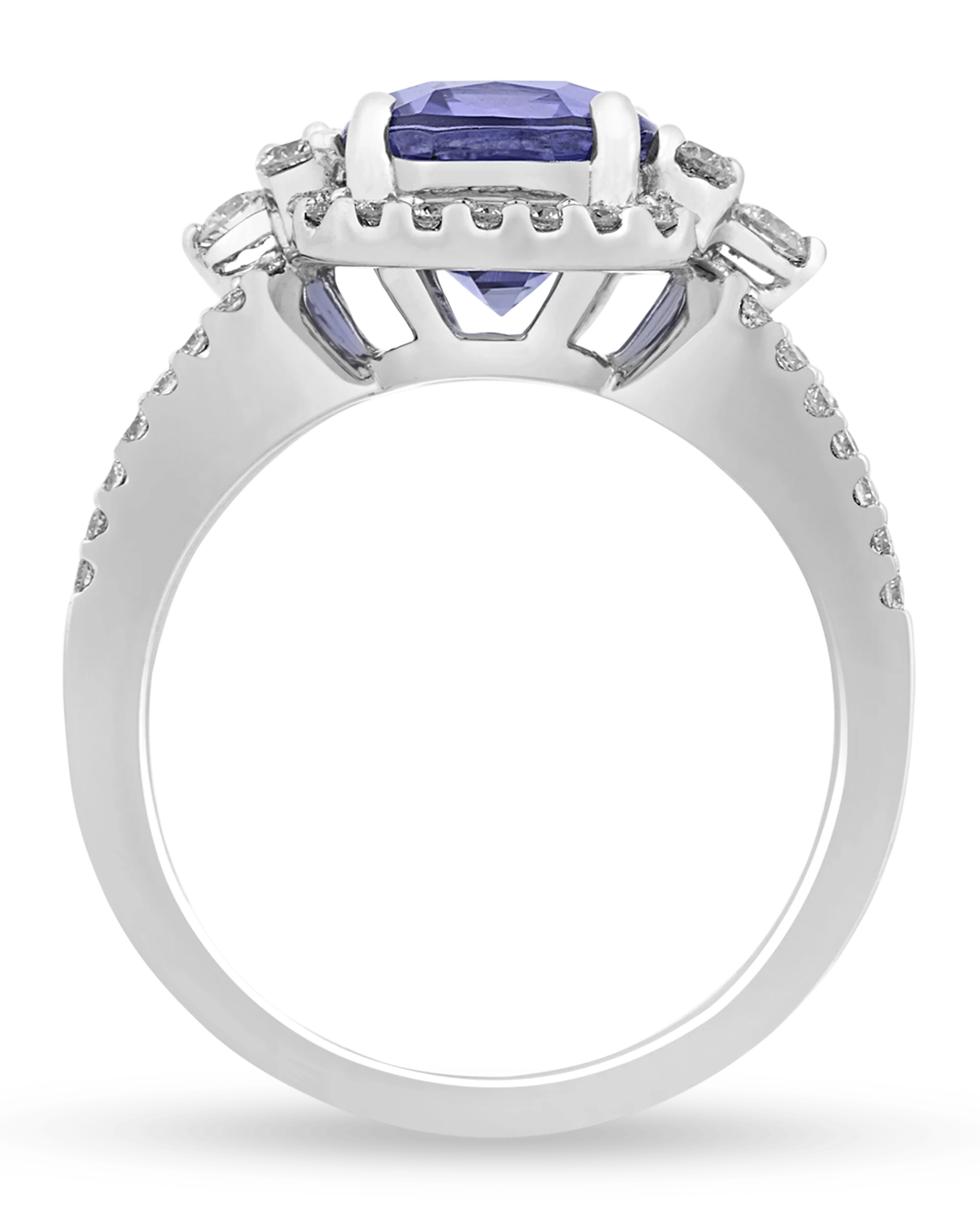 Untreated Purple Sapphire Ring, 3.16 Carats - Image 2