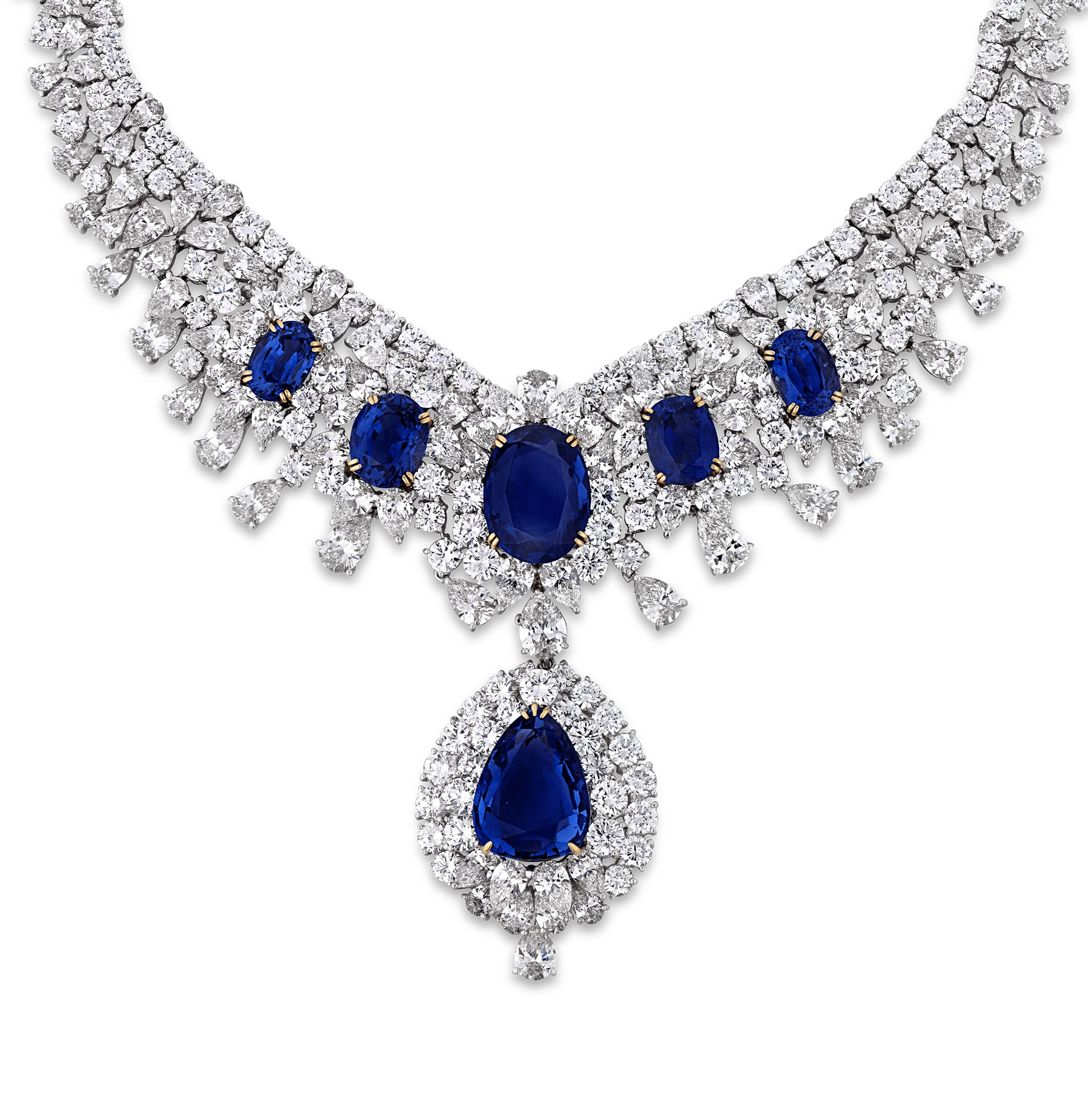 Untreated Sapphire and Diamond Suite, 242.25 Carats - Image 2