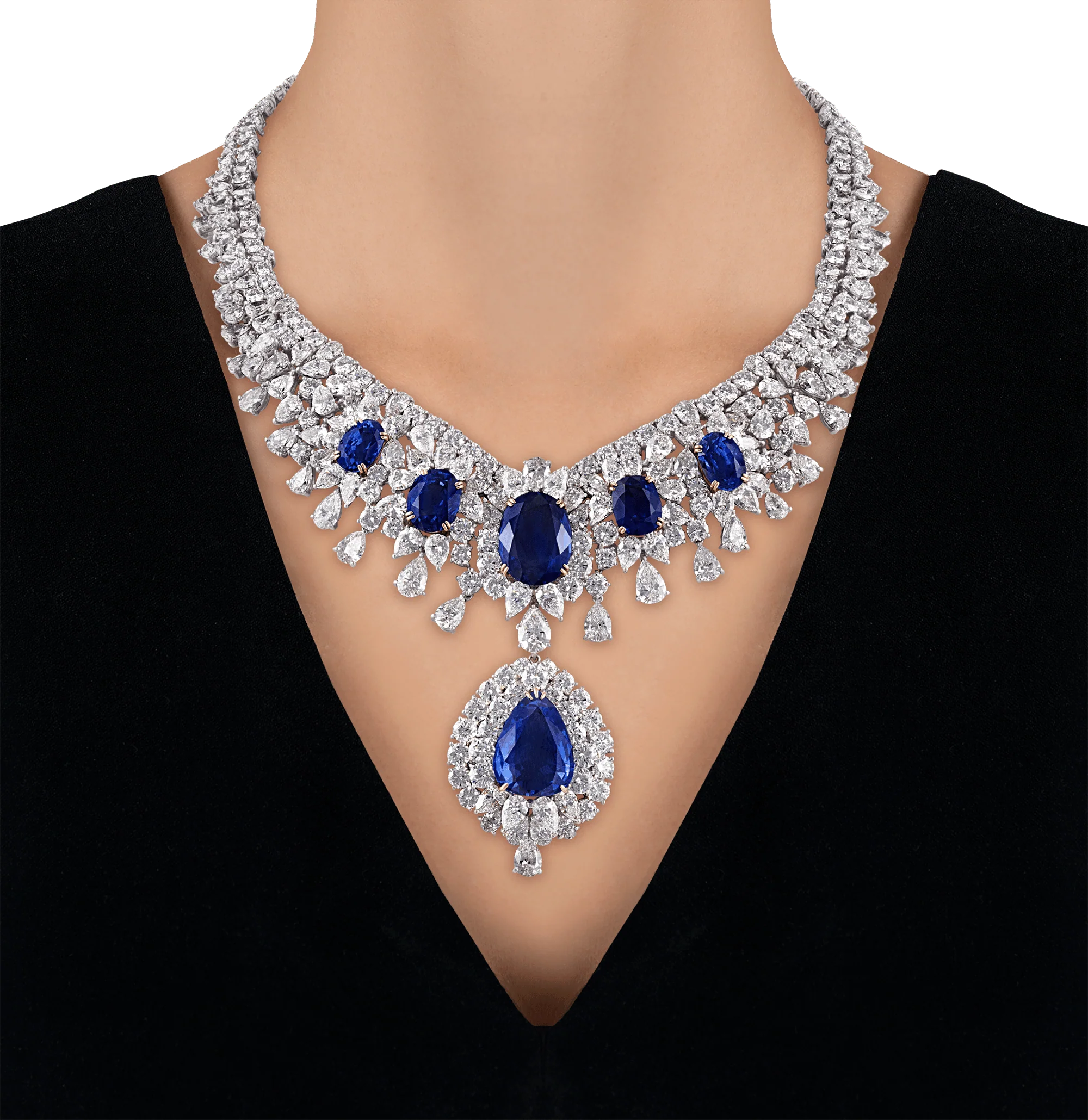 Untreated Sapphire and Diamond Suite, 242.25 Carats - Image 4