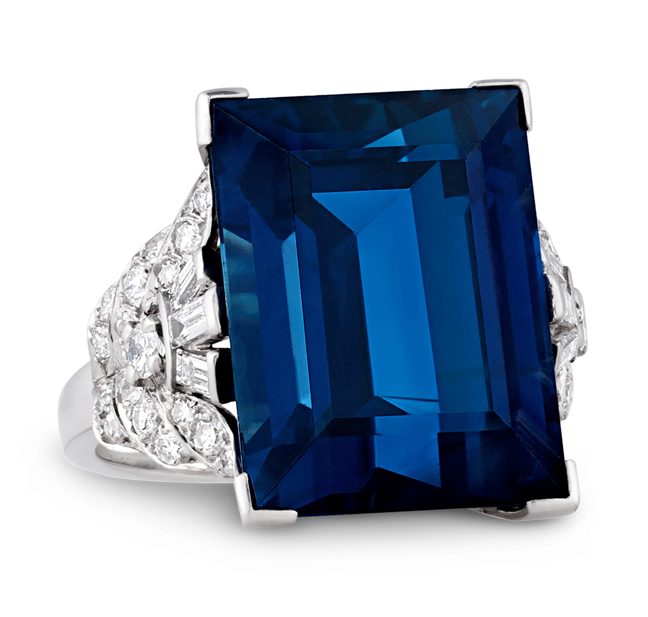 Untreated Sapphire Ring, 26.98 Carats - Image 2
