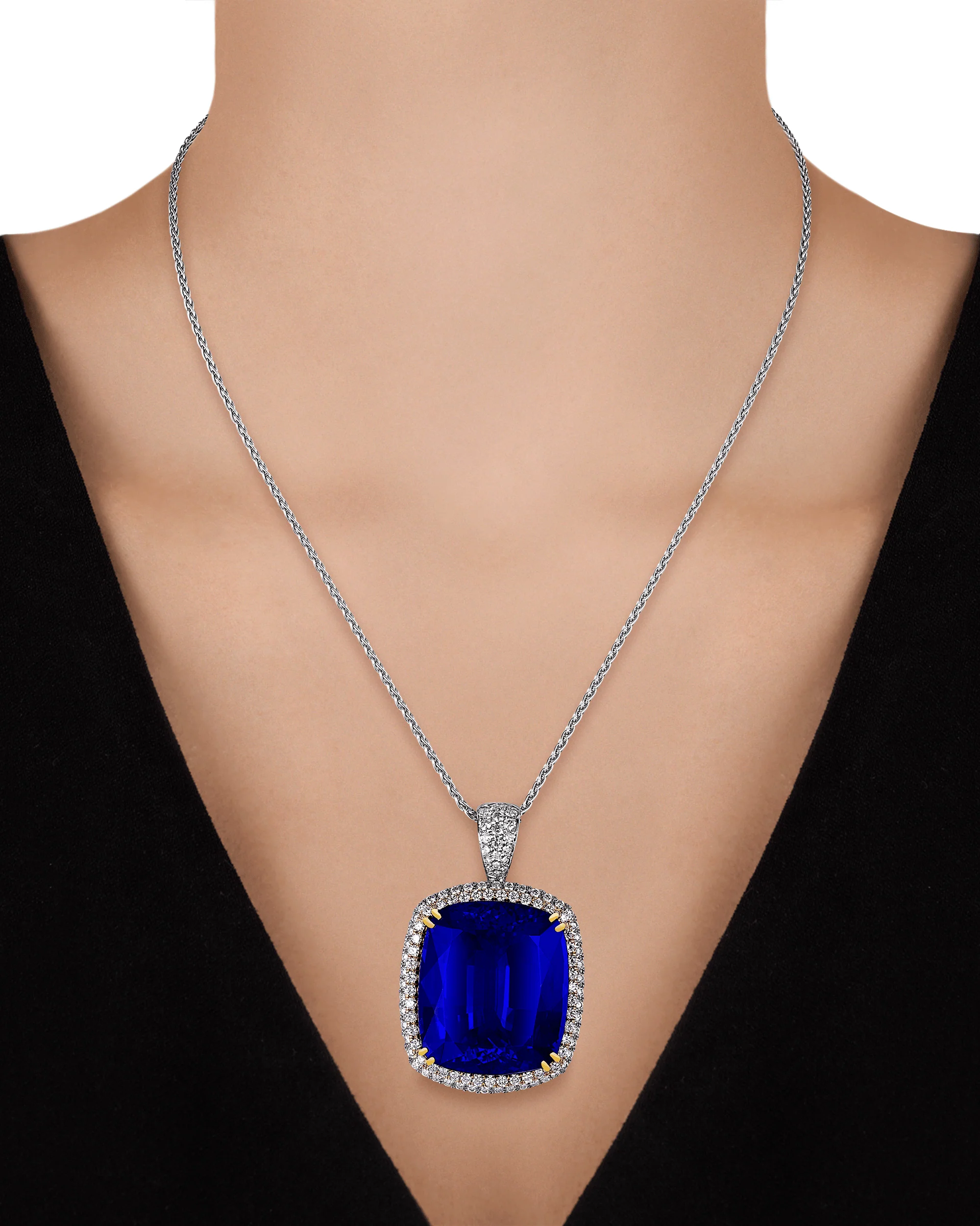 Untreated Tanzanite Pendant, 104.39 Carats - Image 4