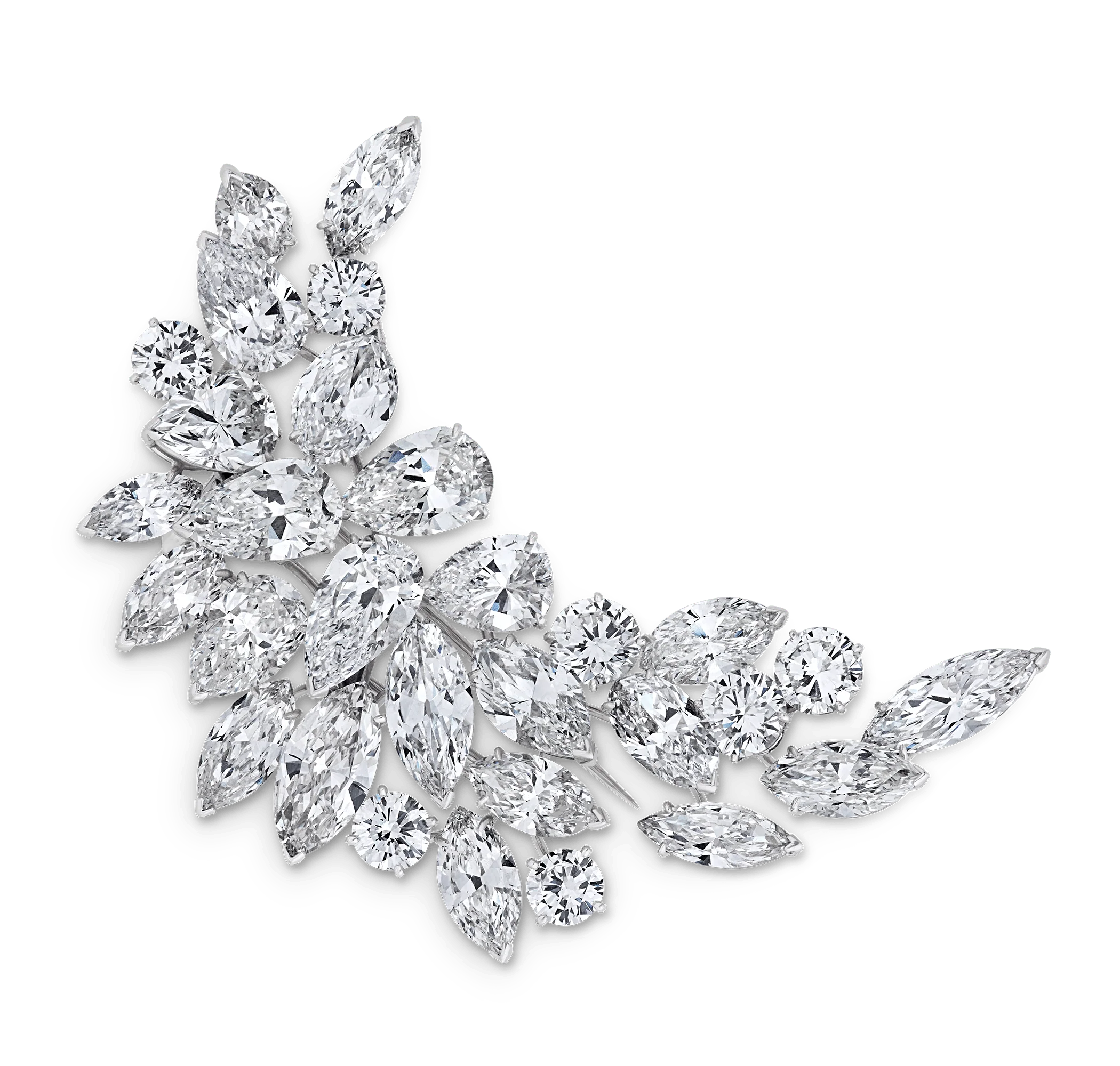 Van Cleef & Arpels Diamond Brooch, 39.38 Carats - Image 3