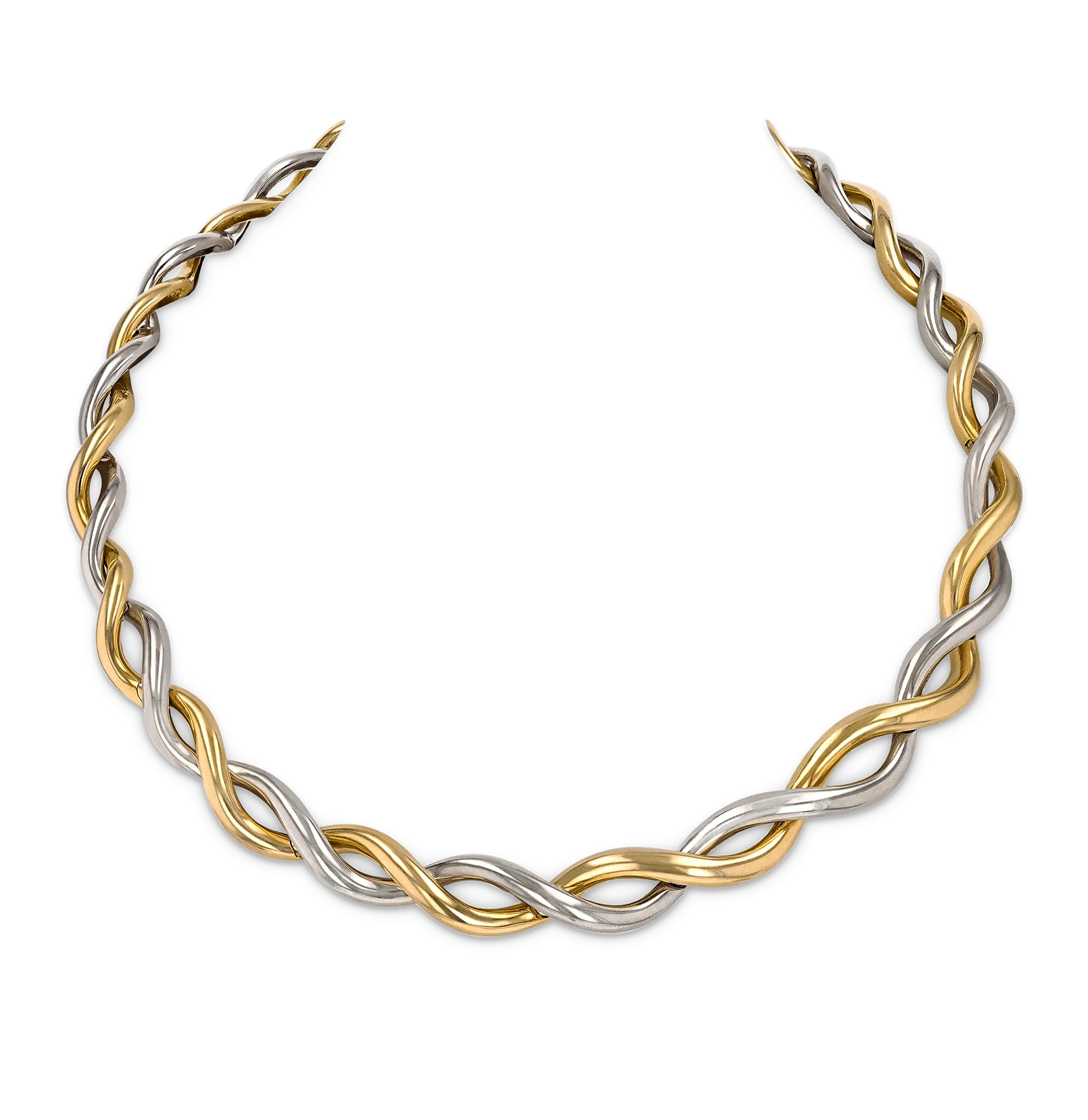 Van Cleef & Arpels Two-Toned 18K Gold Choker