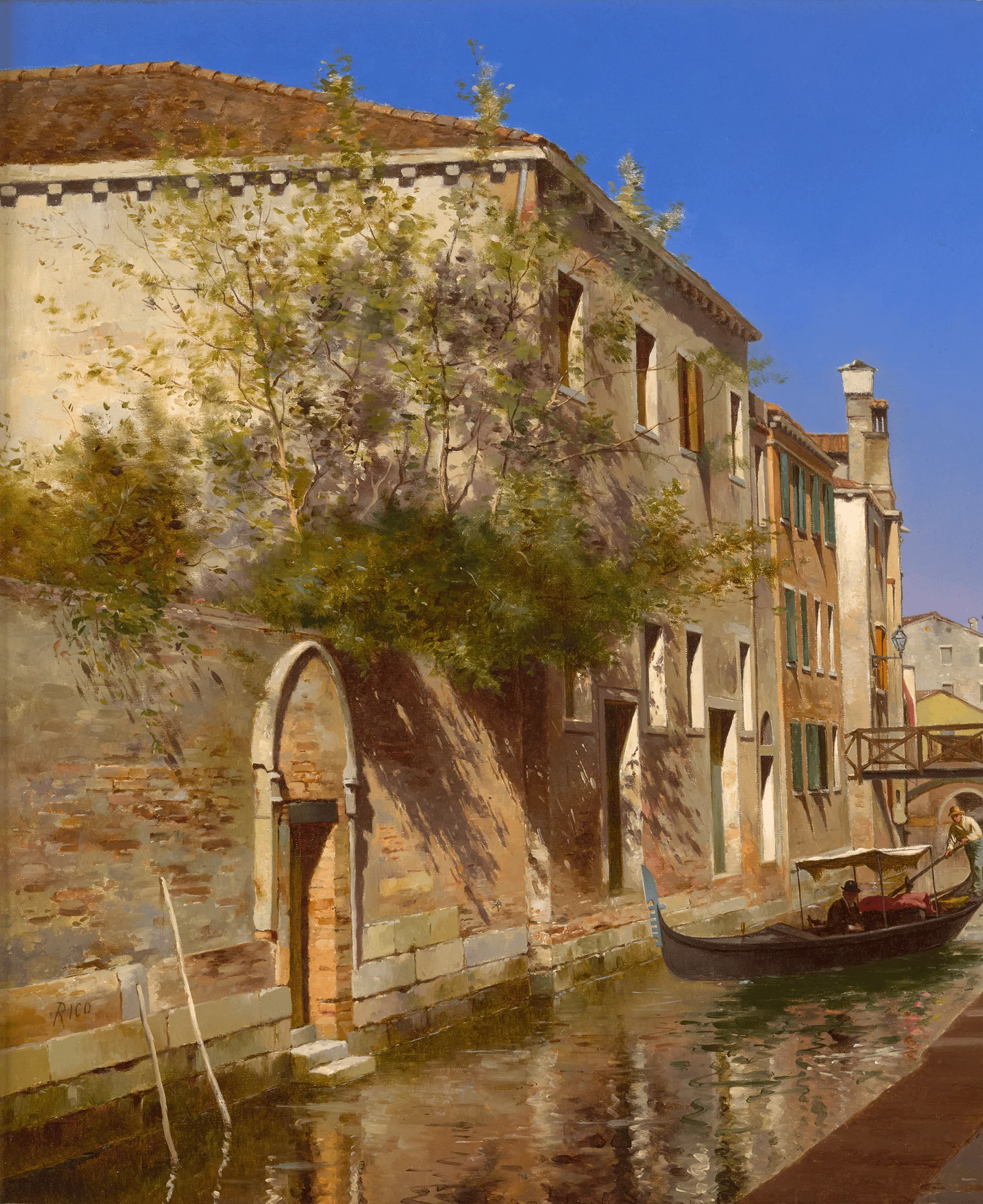Venetian Scene by Martin Rico y Ortega - Image 3