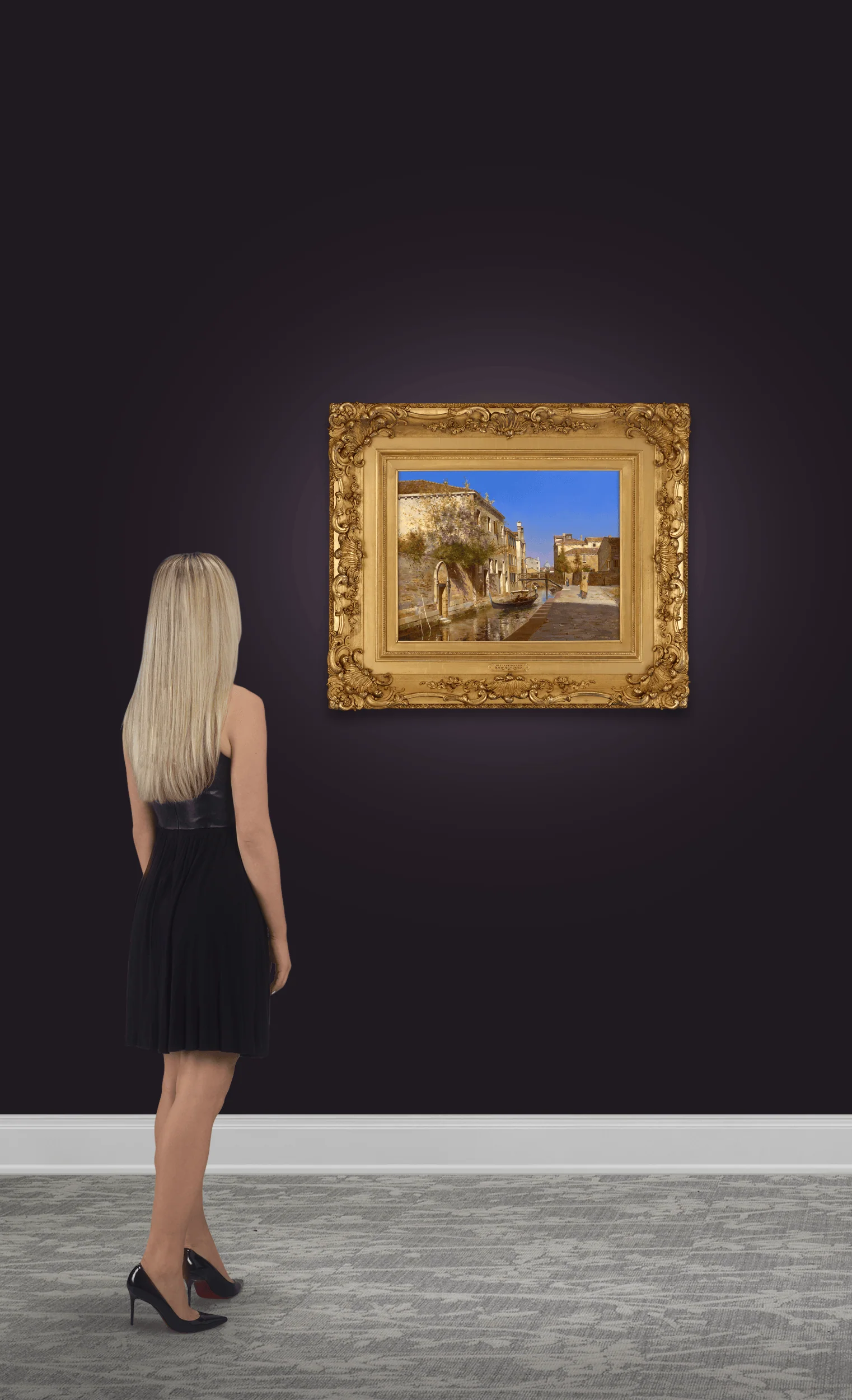 Venetian Scene by Martin Rico y Ortega - Image 6