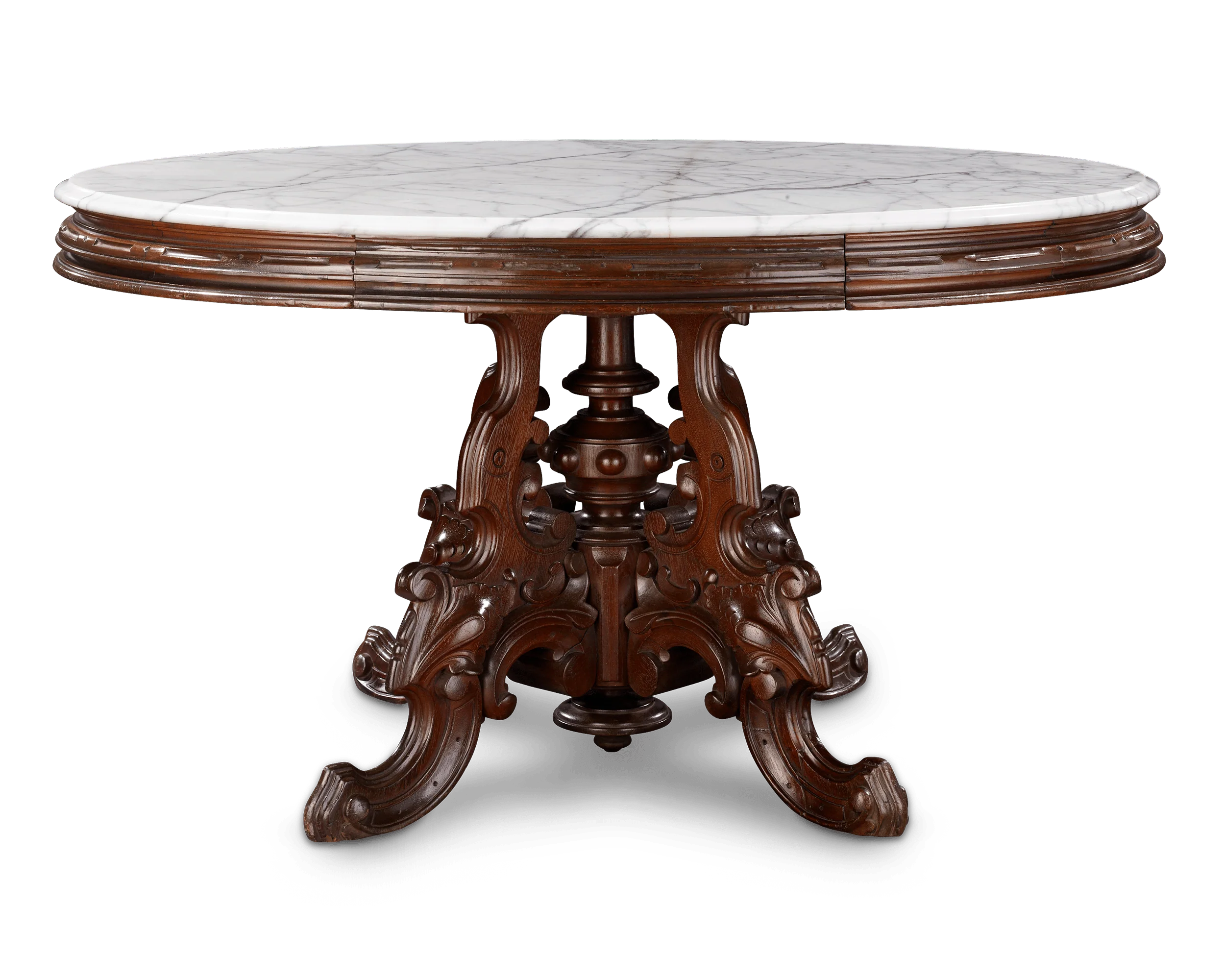 Victorian Marble Top Center Table - Image 2