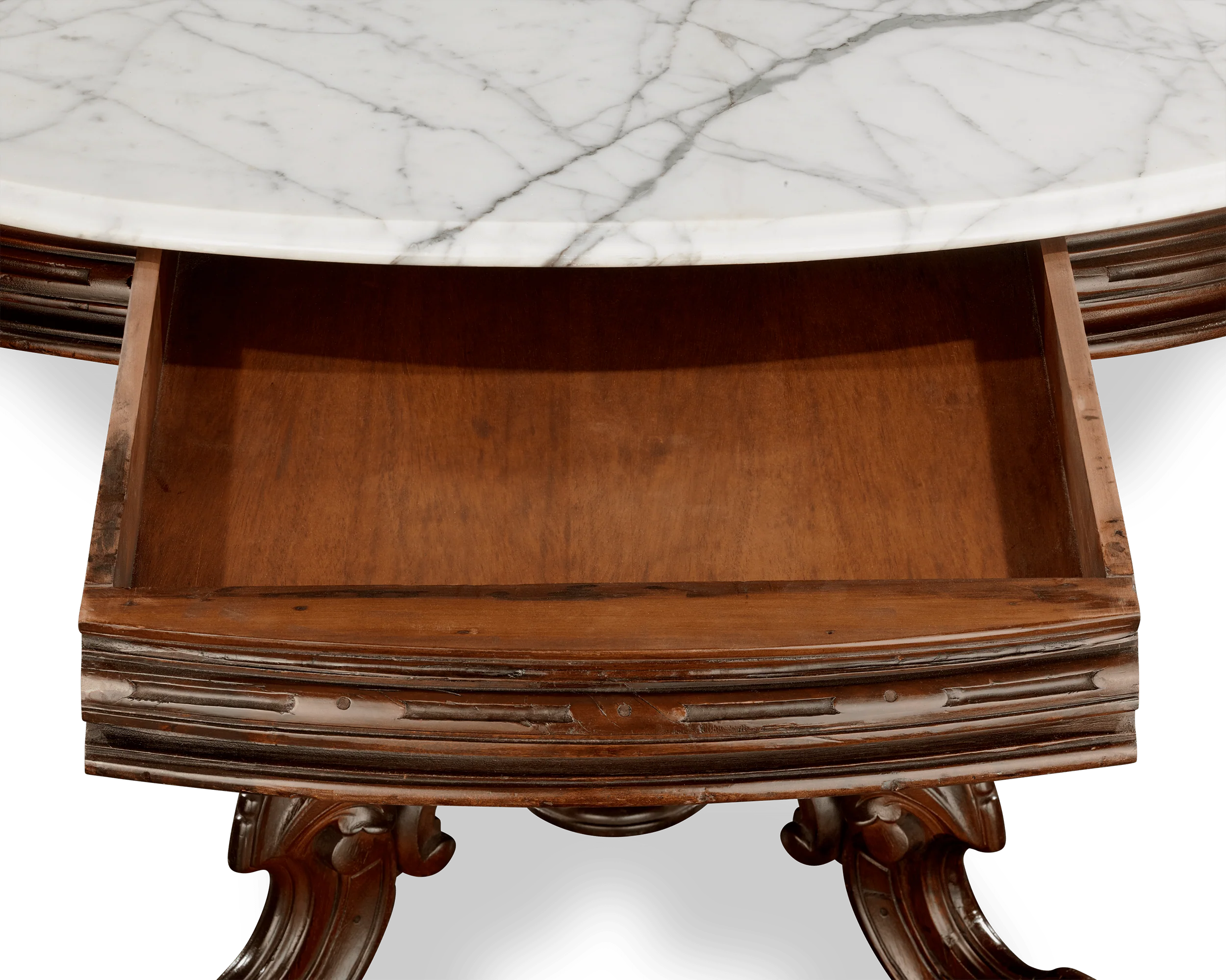 Victorian Marble Top Center Table - Image 4