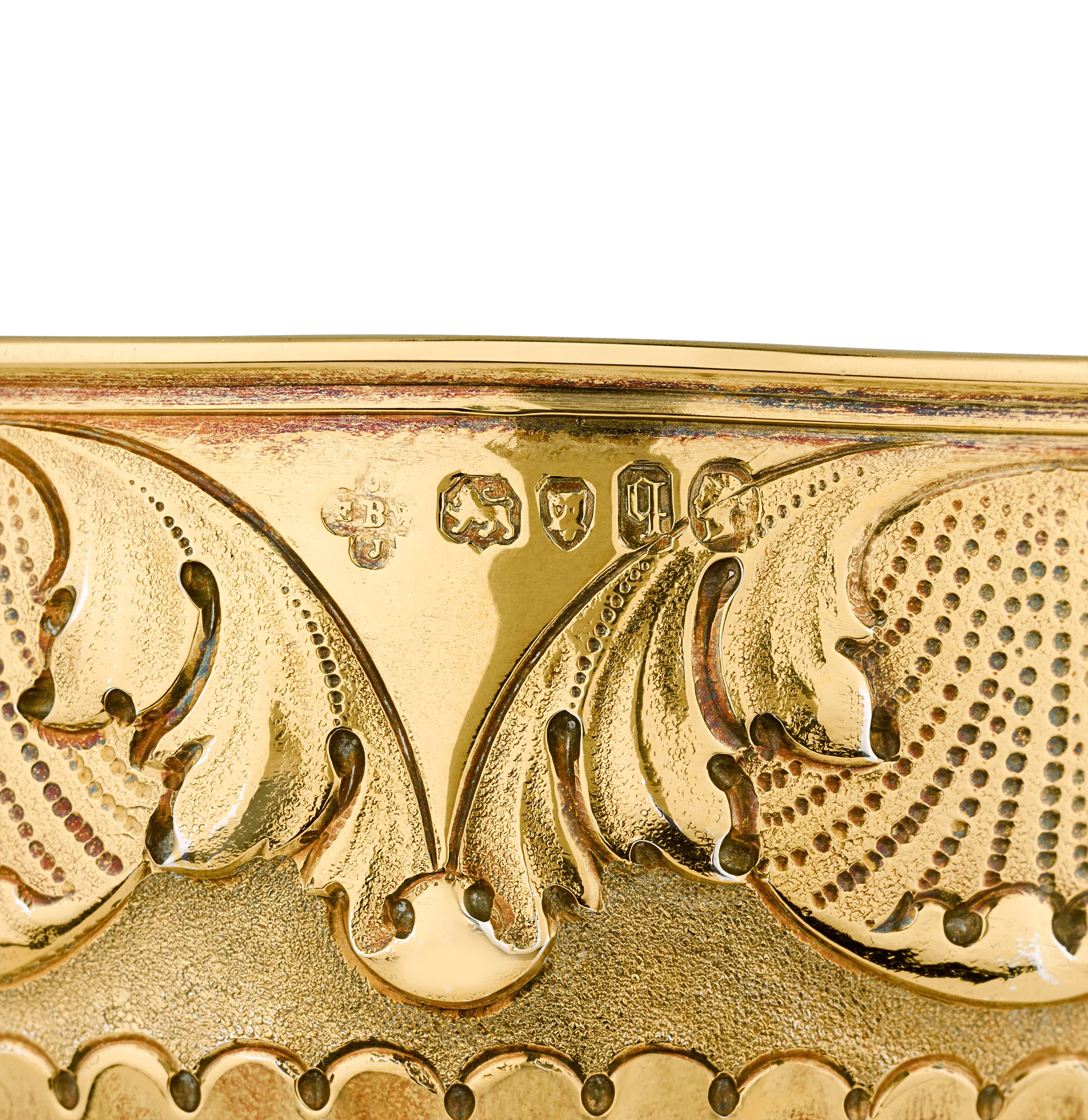 Victorian Silver Gilt Tea Set by Edward Barnard & Sons - Image 7
