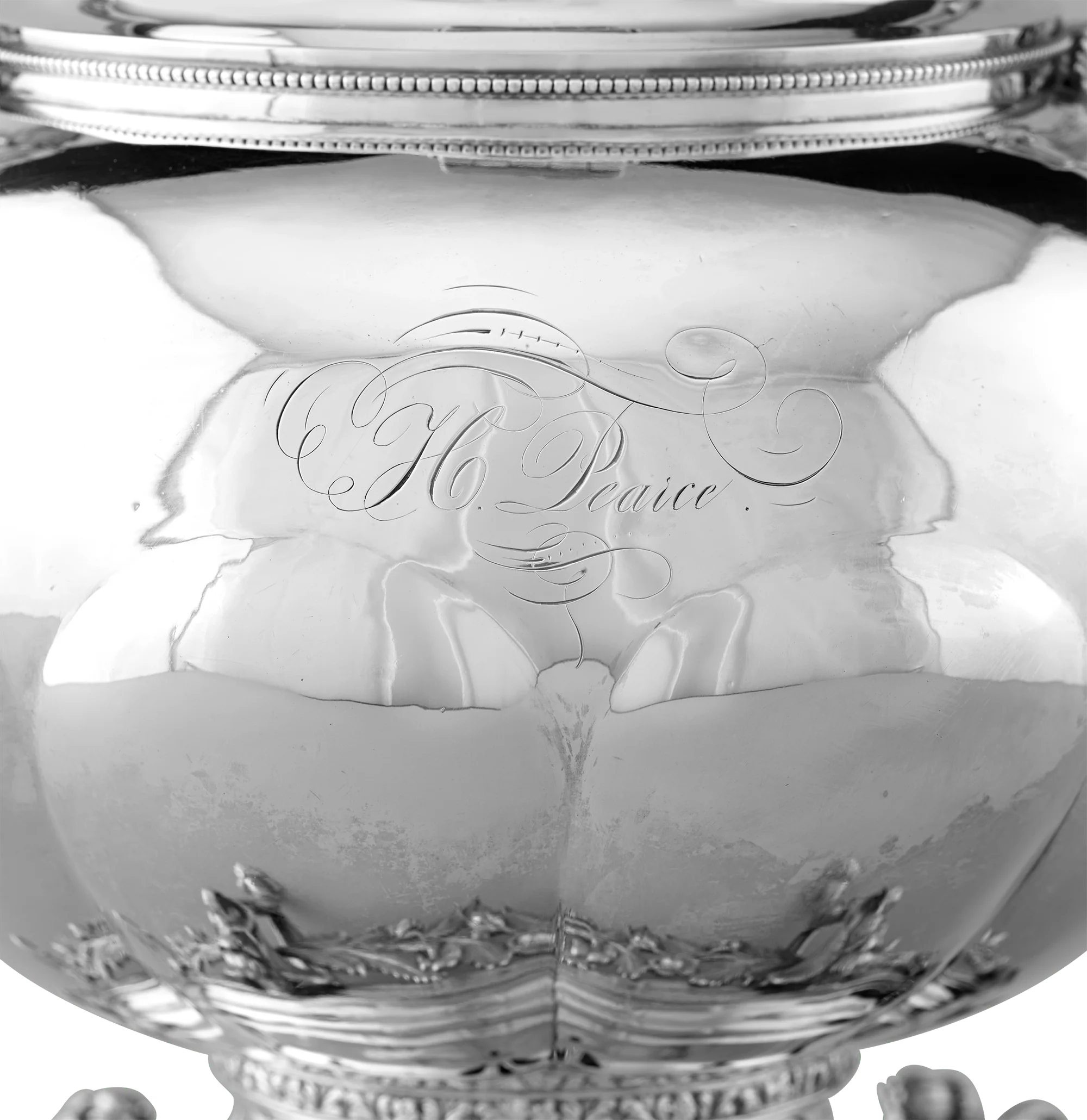 Victorian Silver Tea Kettle by Gorham & Thurber - Image 5