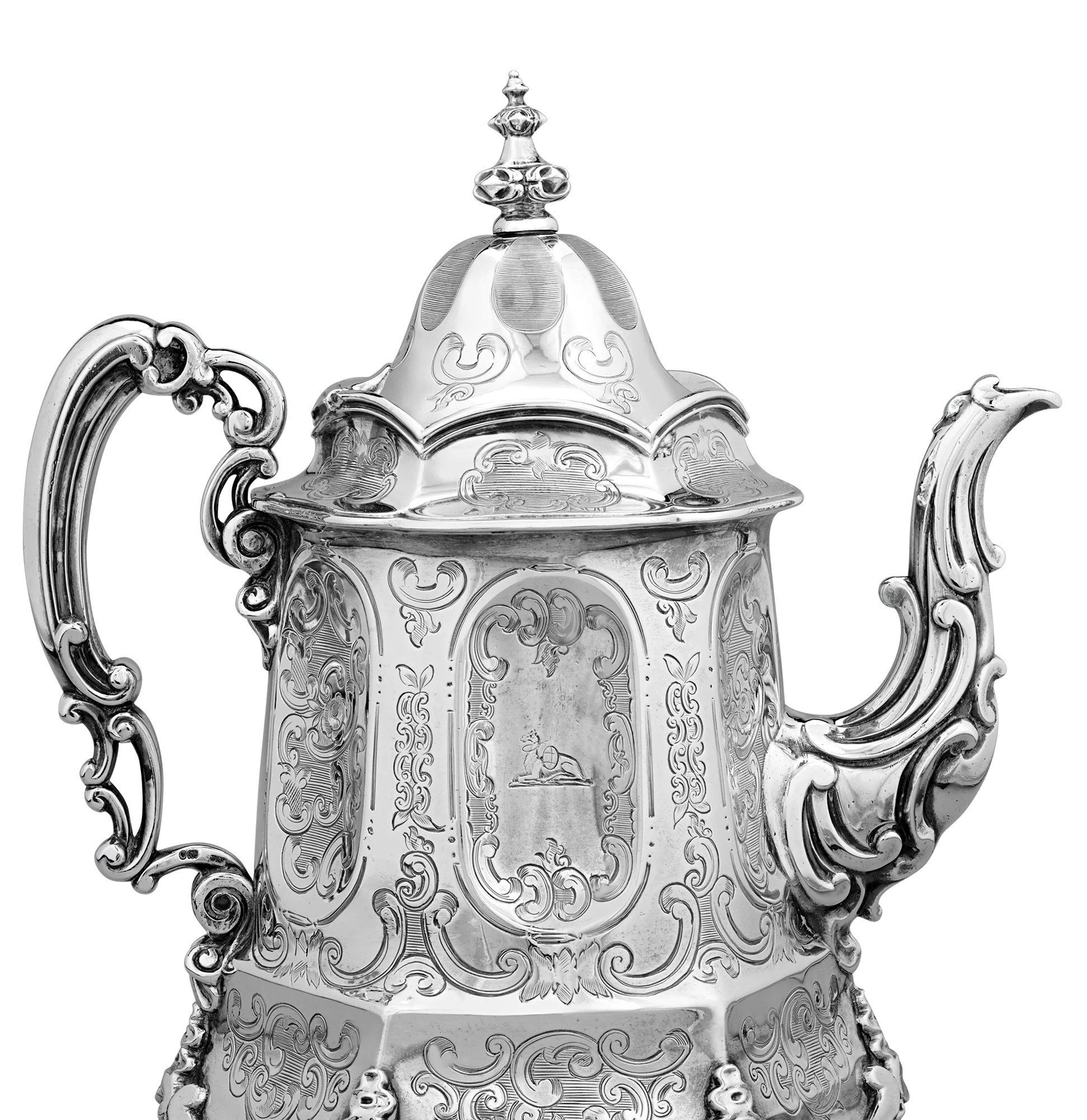 Victorian Silver Teapot by William R. Smily - Image 3