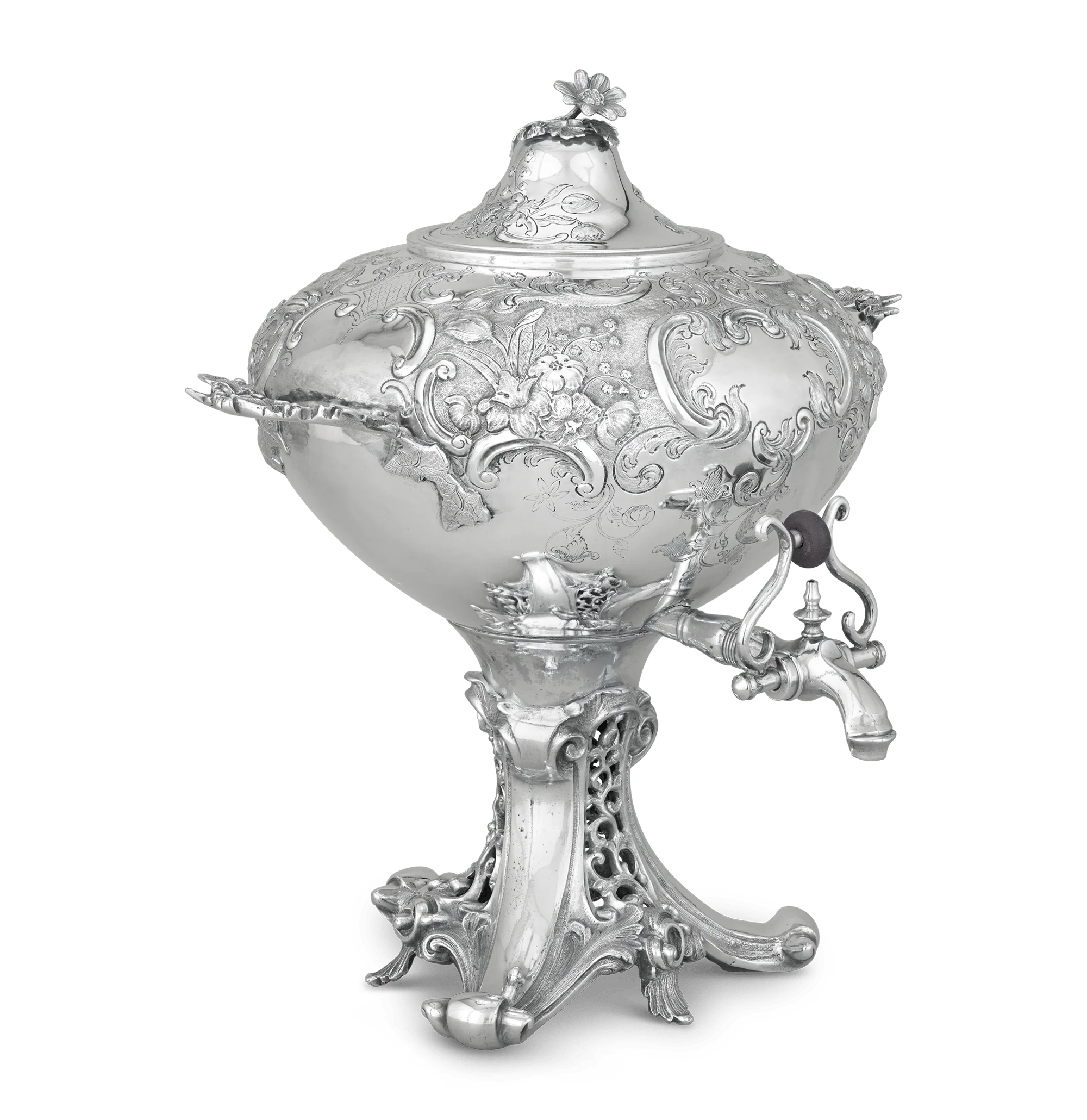 Victorian Silverplate Tea Urn