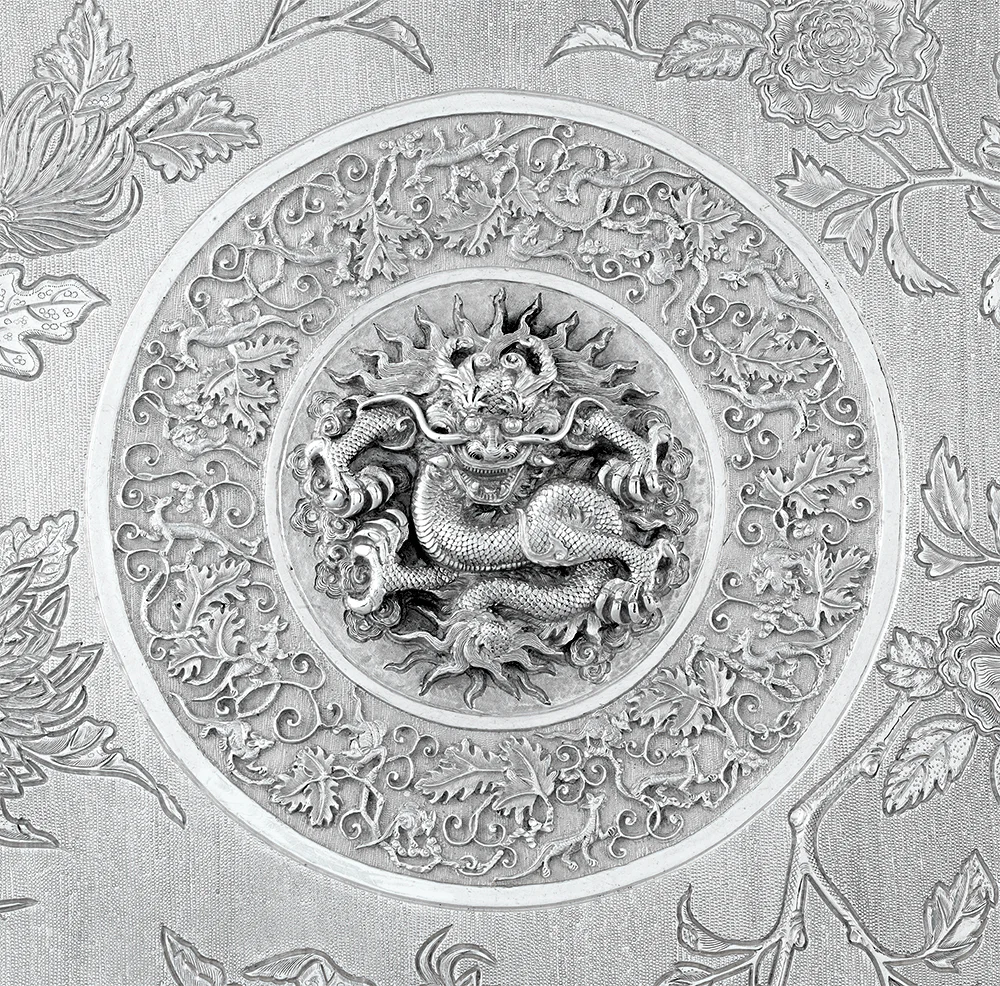 Vietnamese Silver Tea Set - Image 5