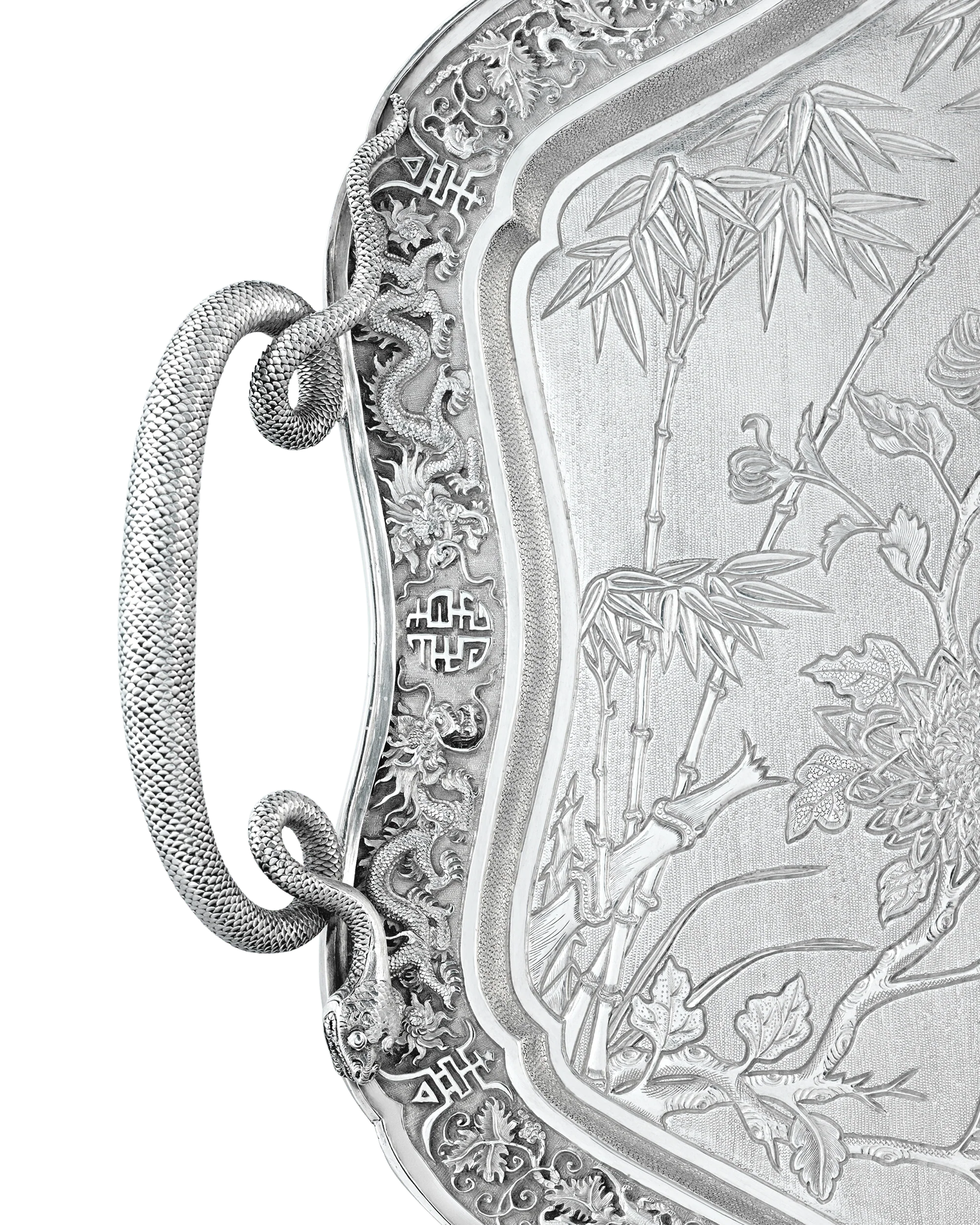 Vietnamese Silver Tea Set - Image 6