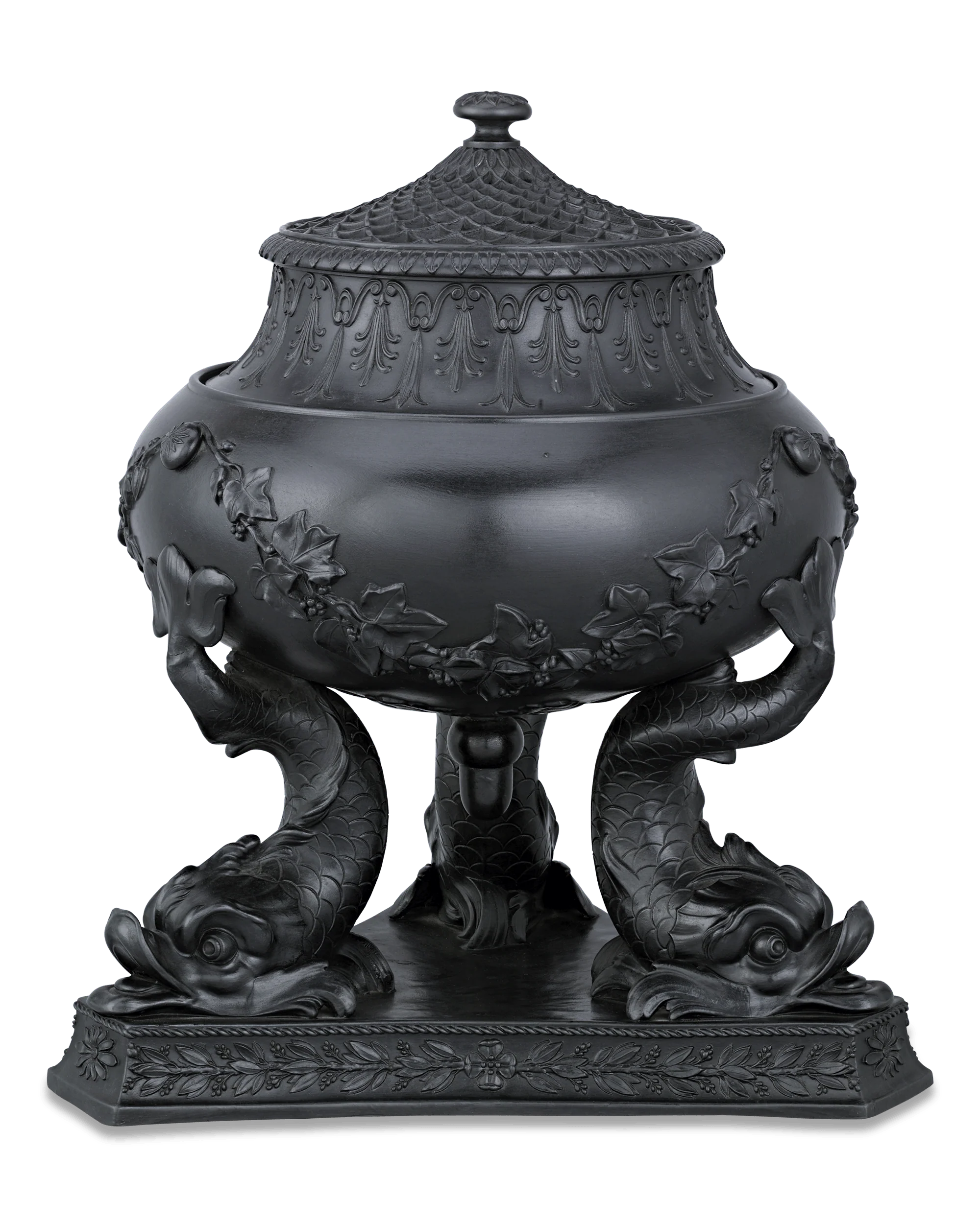 Wedgwood Black Basalt Pastille Burner - Image 2