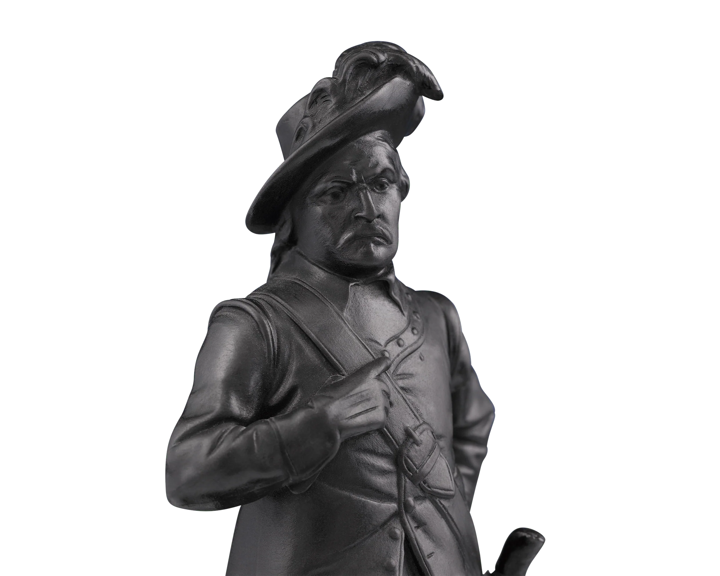 Wedgwood Black Basalt Statue of Oliver Cromwell - Image 6