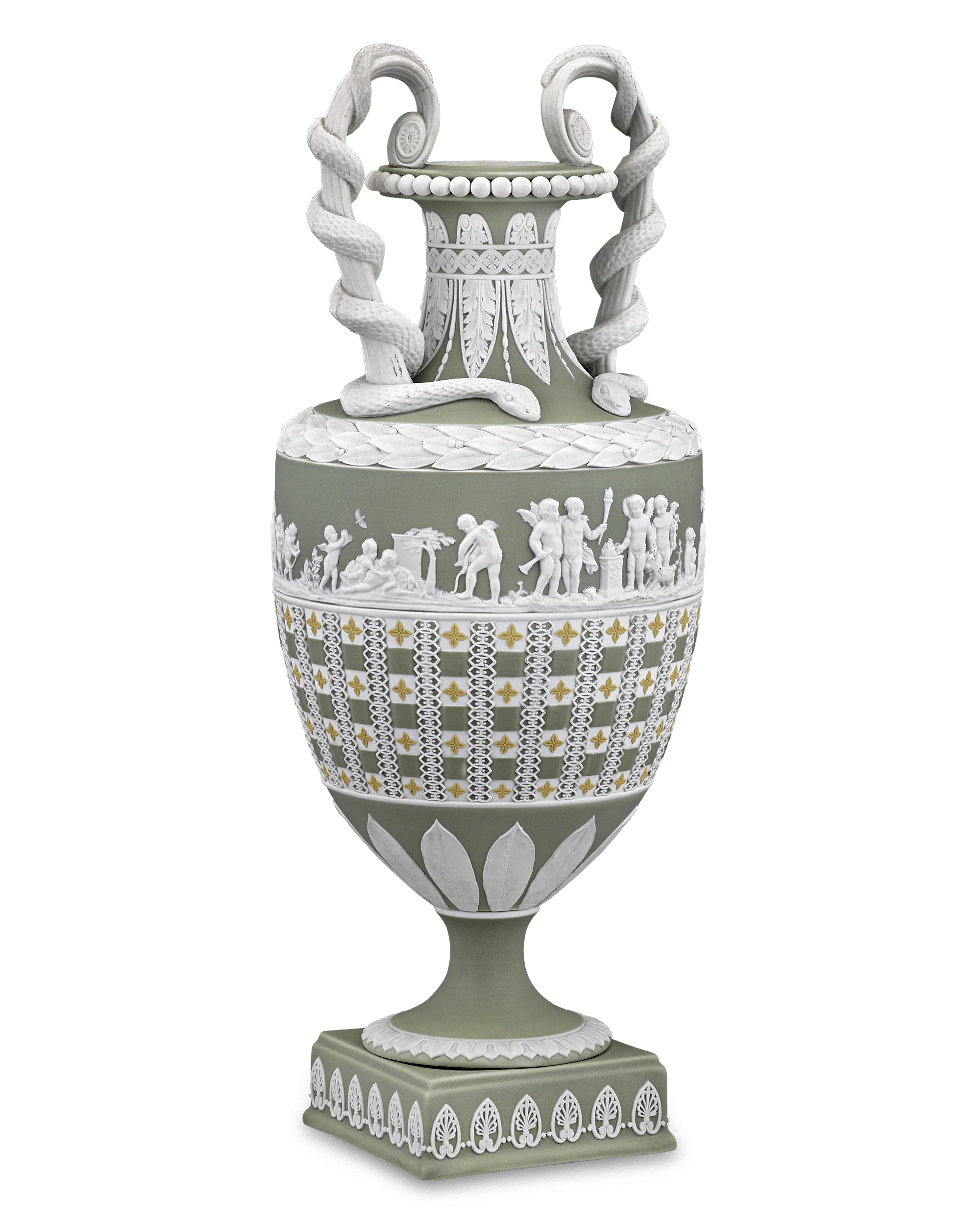 Wedgwood Diceware Snake-Handled Vase - Image 2
