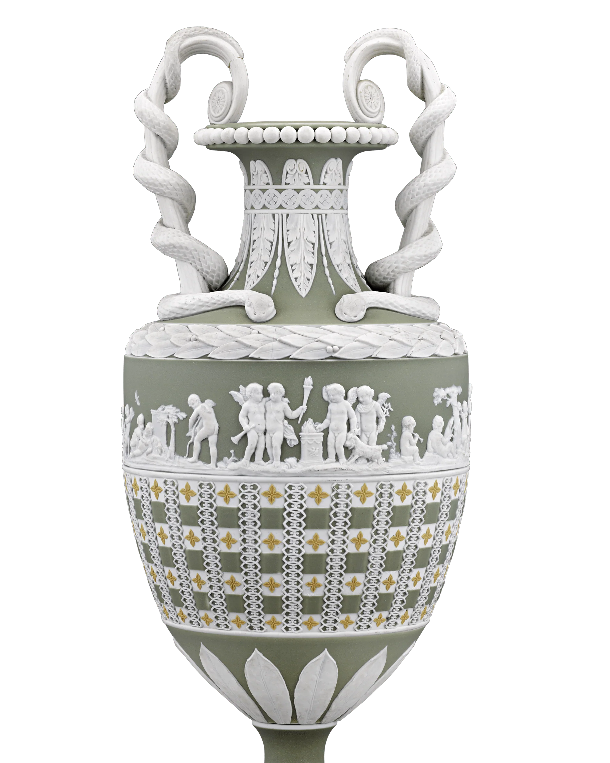 Wedgwood Diceware Snake-Handled Vase - Image 3