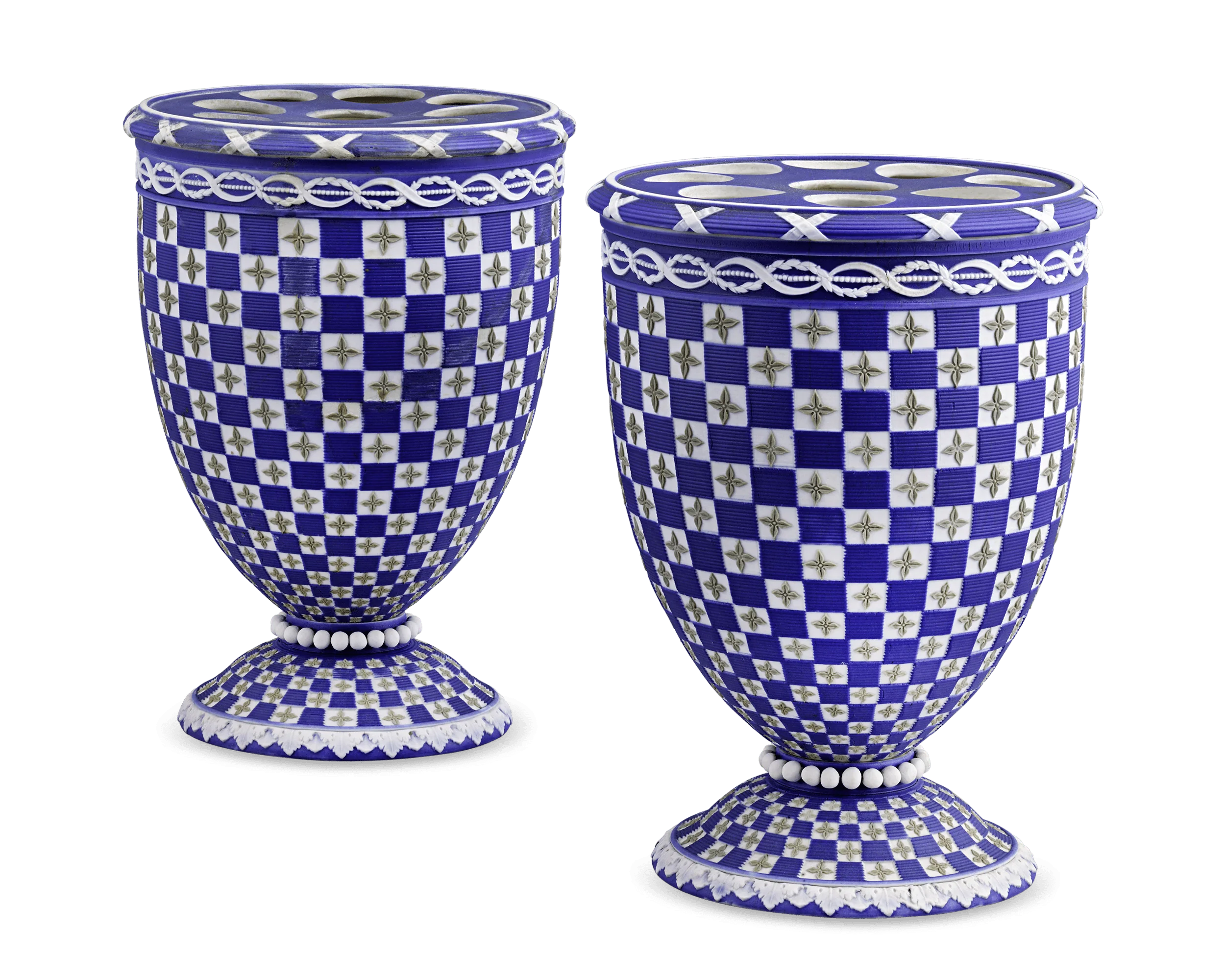 Wedgwood Tricolor Diceware Bough Pots - Image 2