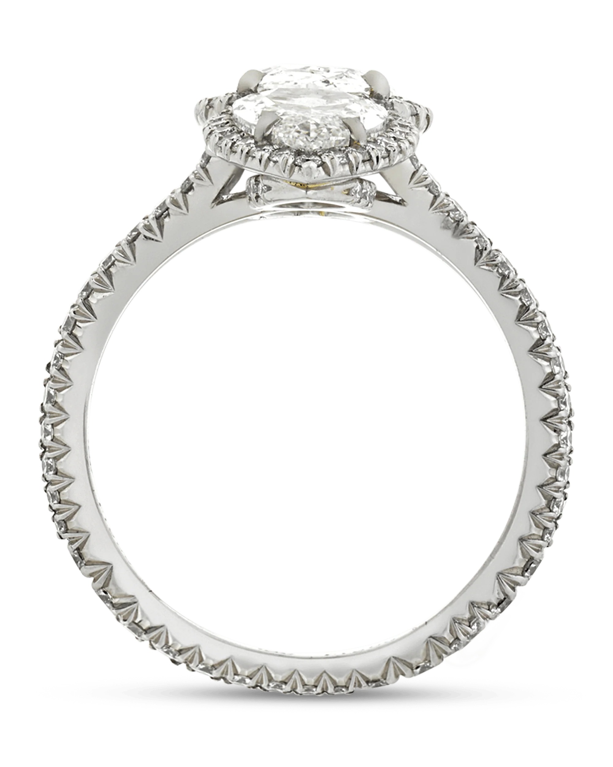 White Diamond North-South Ring, 3.04 Carats - Image 5