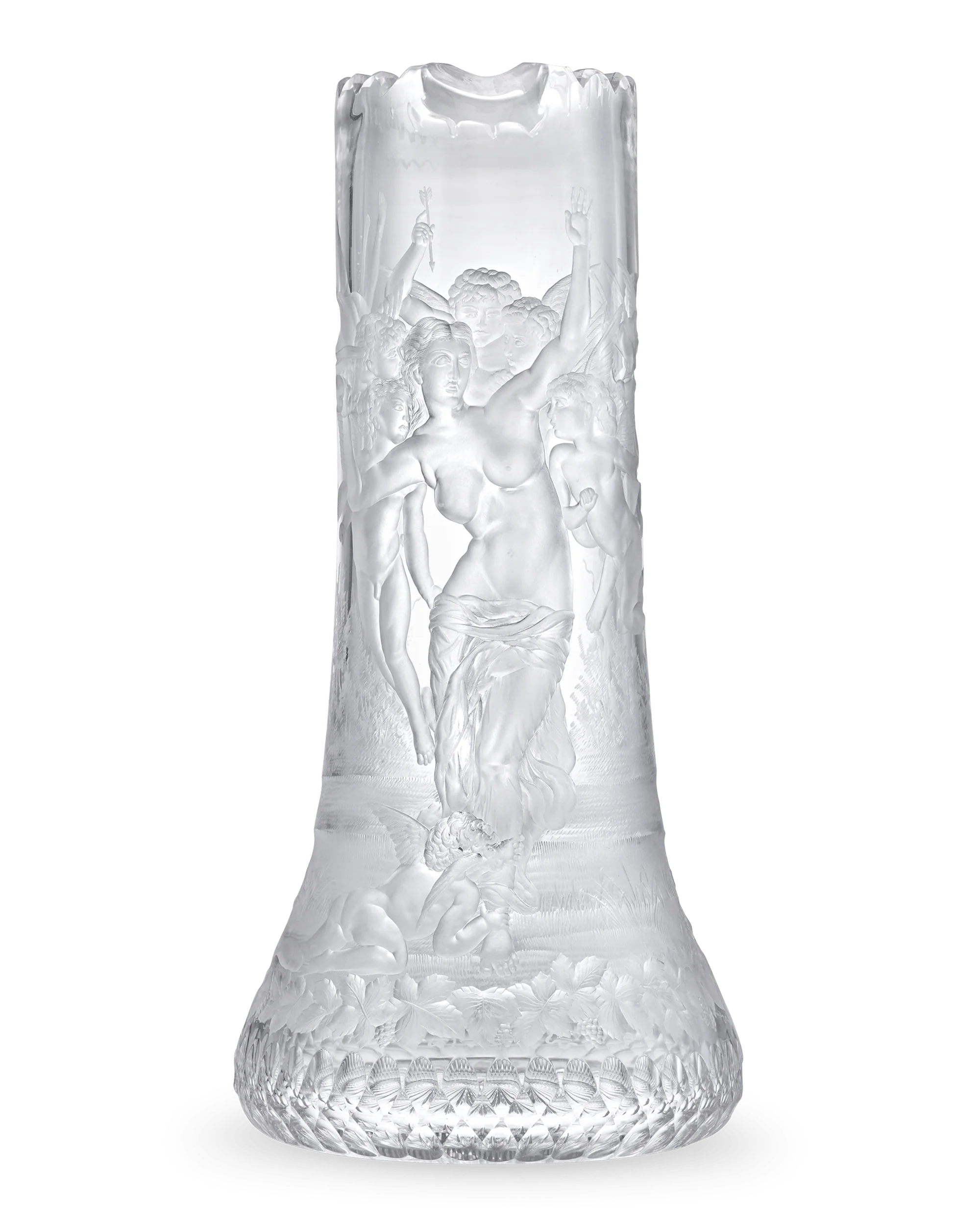 William-Adolphe Bouguereau Cut Glass Pitcher