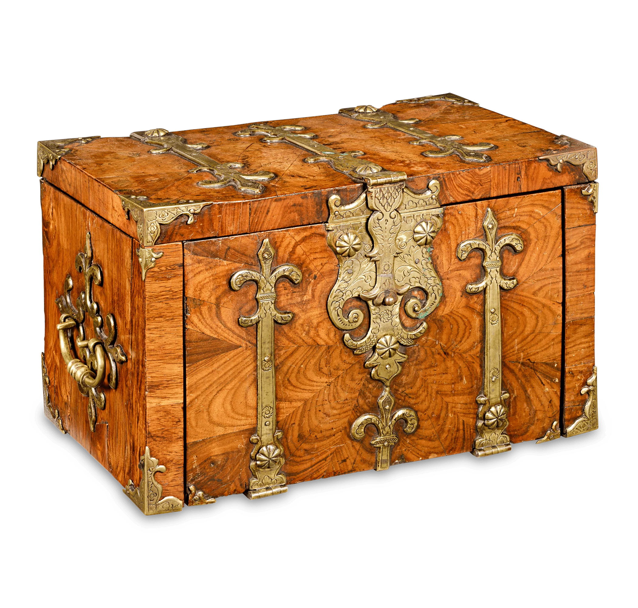 William and Mary Kingwood
Veneered and Gilt Brass Bound
Strongbox