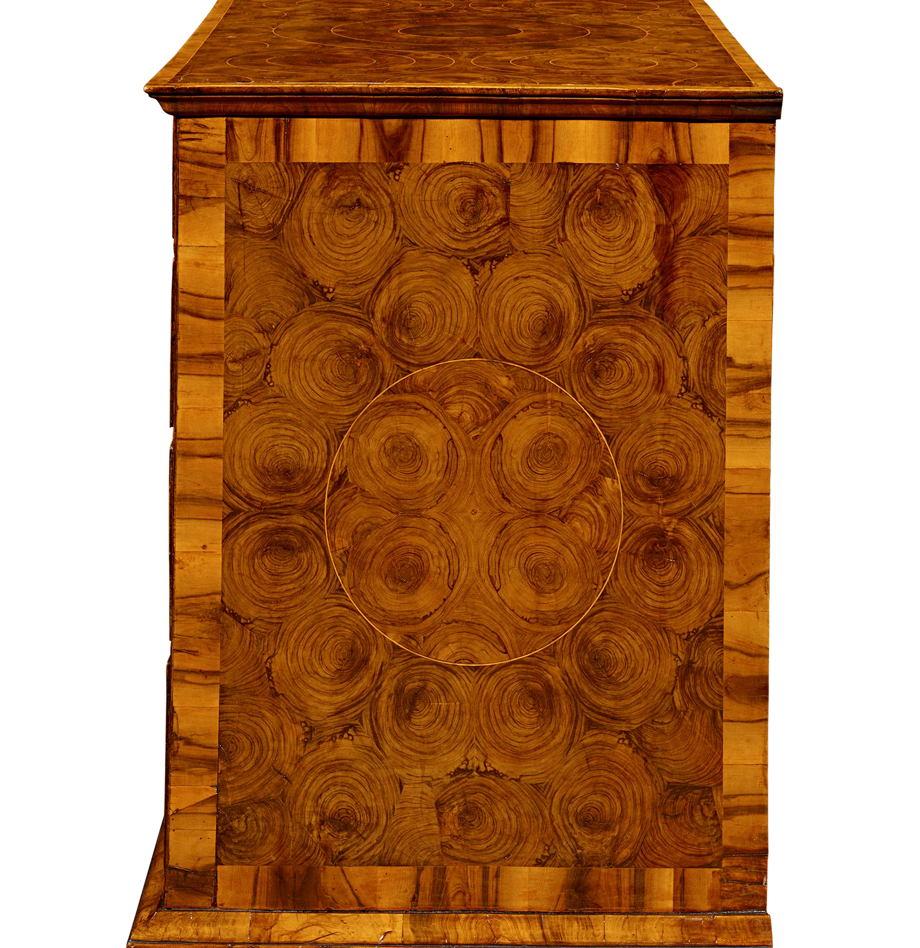 William and Mary Oysterwood Chest - Image 4